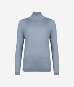 Turtleneck Jumper with Cashmere Finish