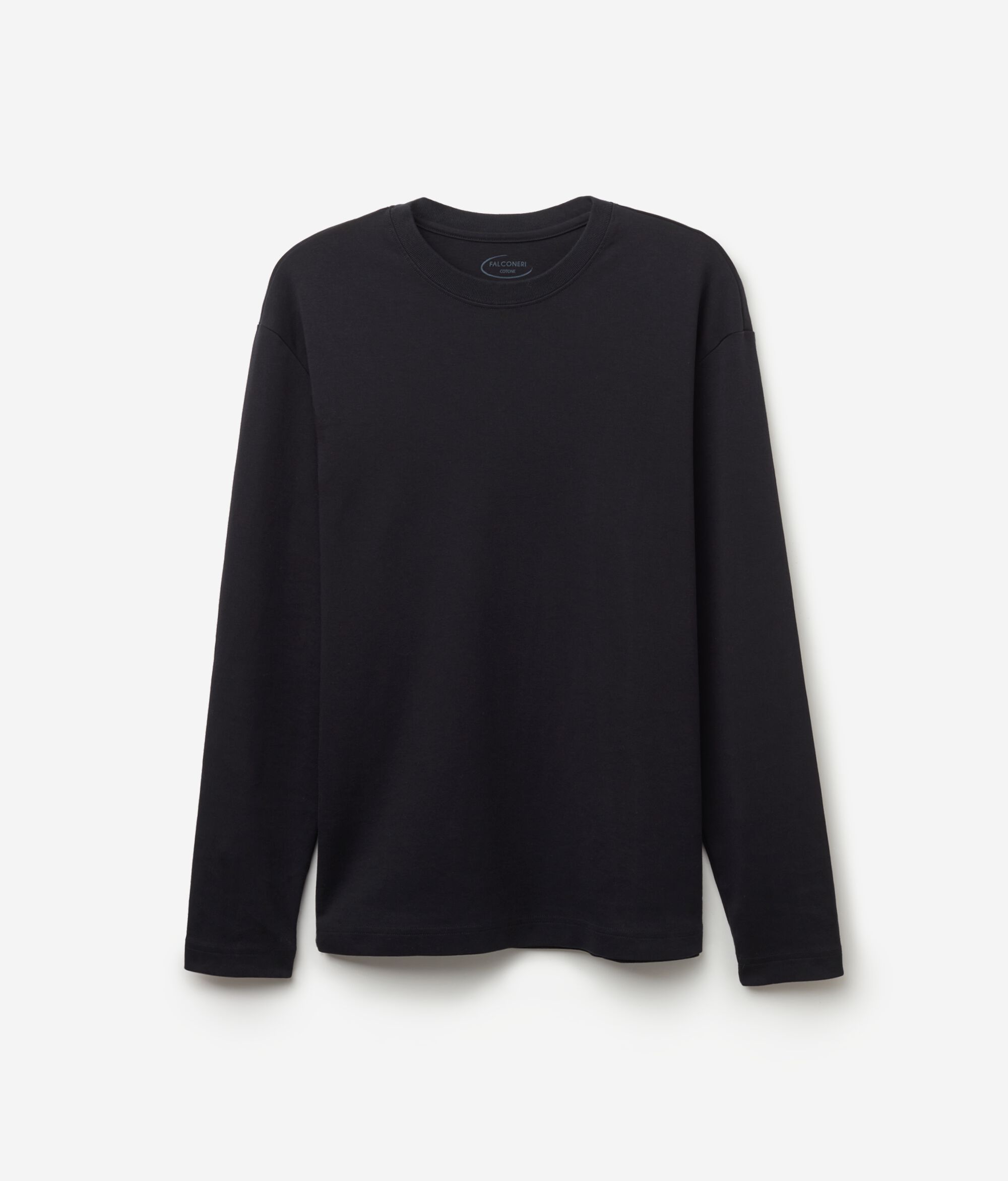 Round-Neck Cotton Jersey Top