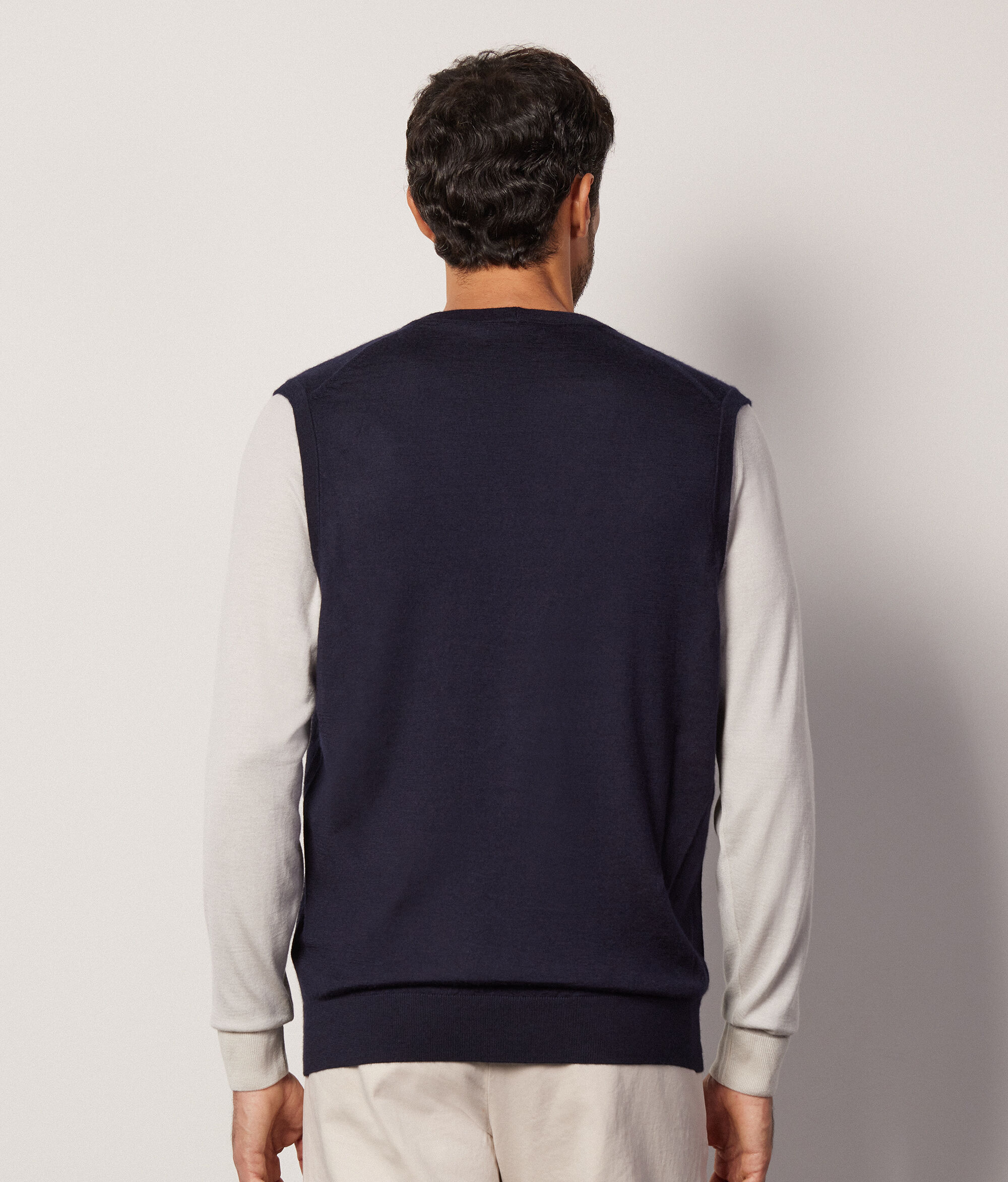 Colete em Ultrafine Cashmere