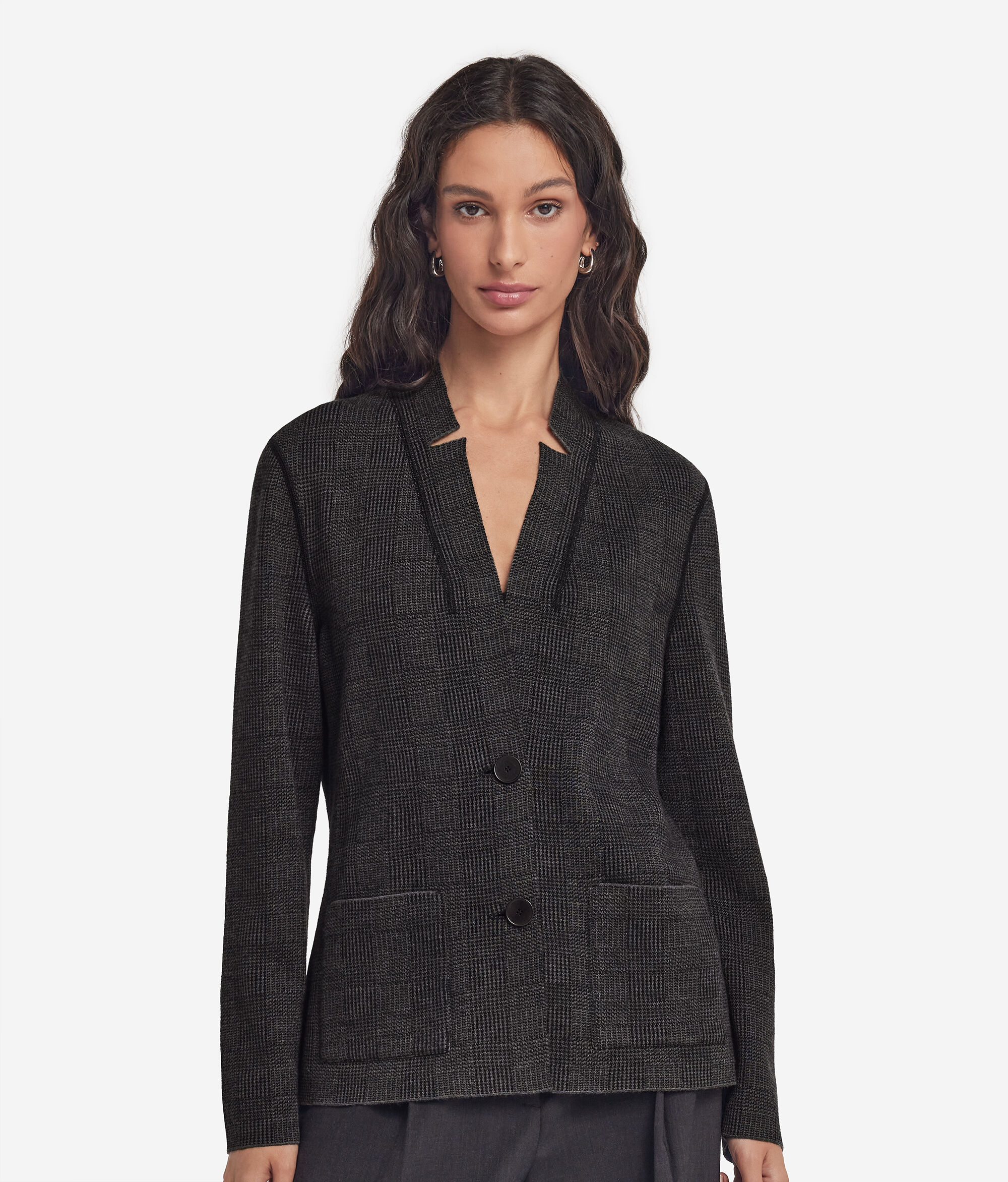 Giacca reversibile in lana e Cashmere Ultrafine