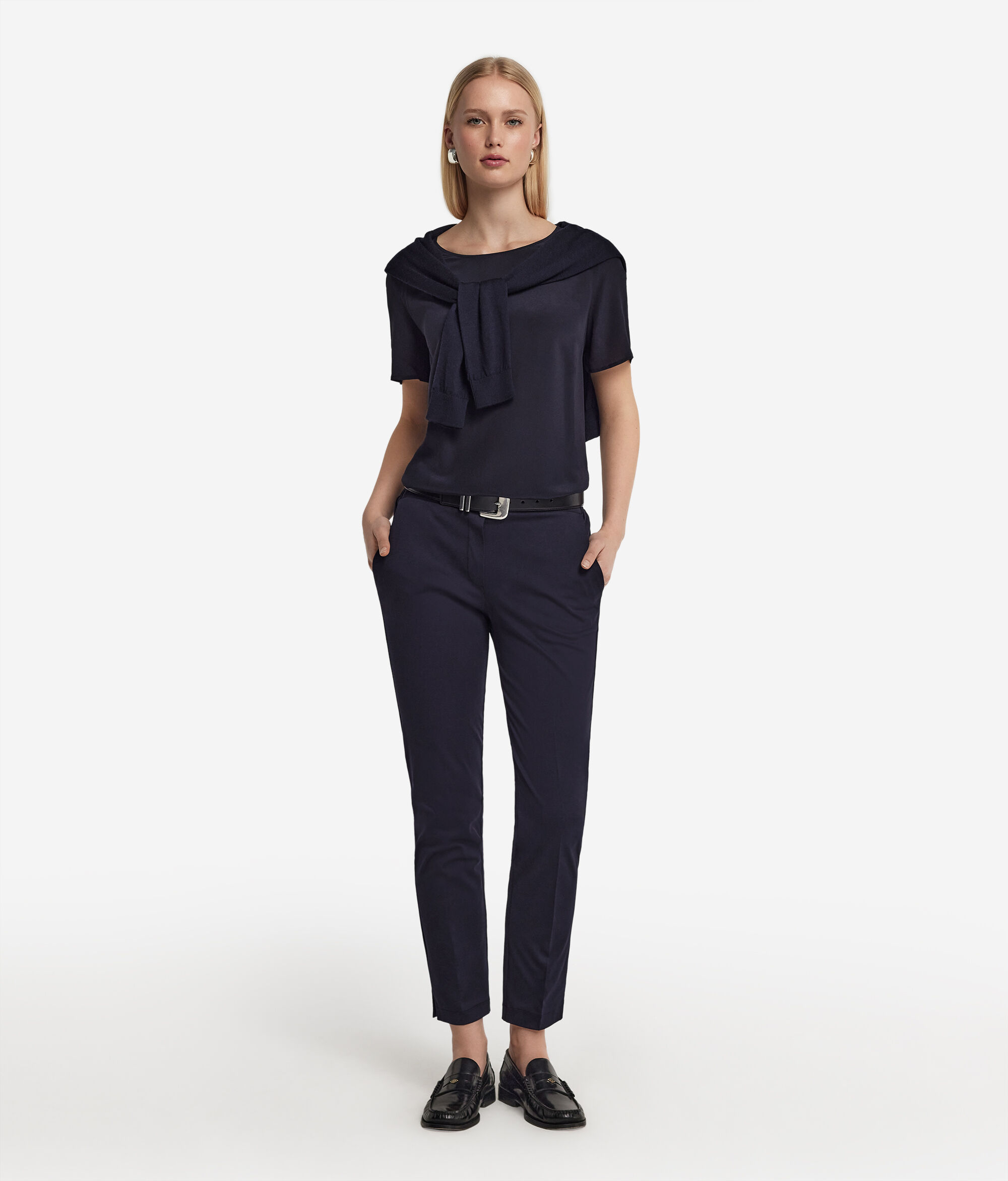 Блуза из шелка и модала