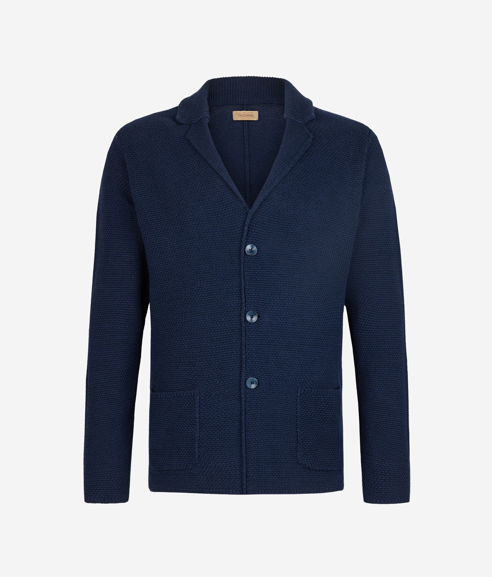 Пиджак из хлопка и льна