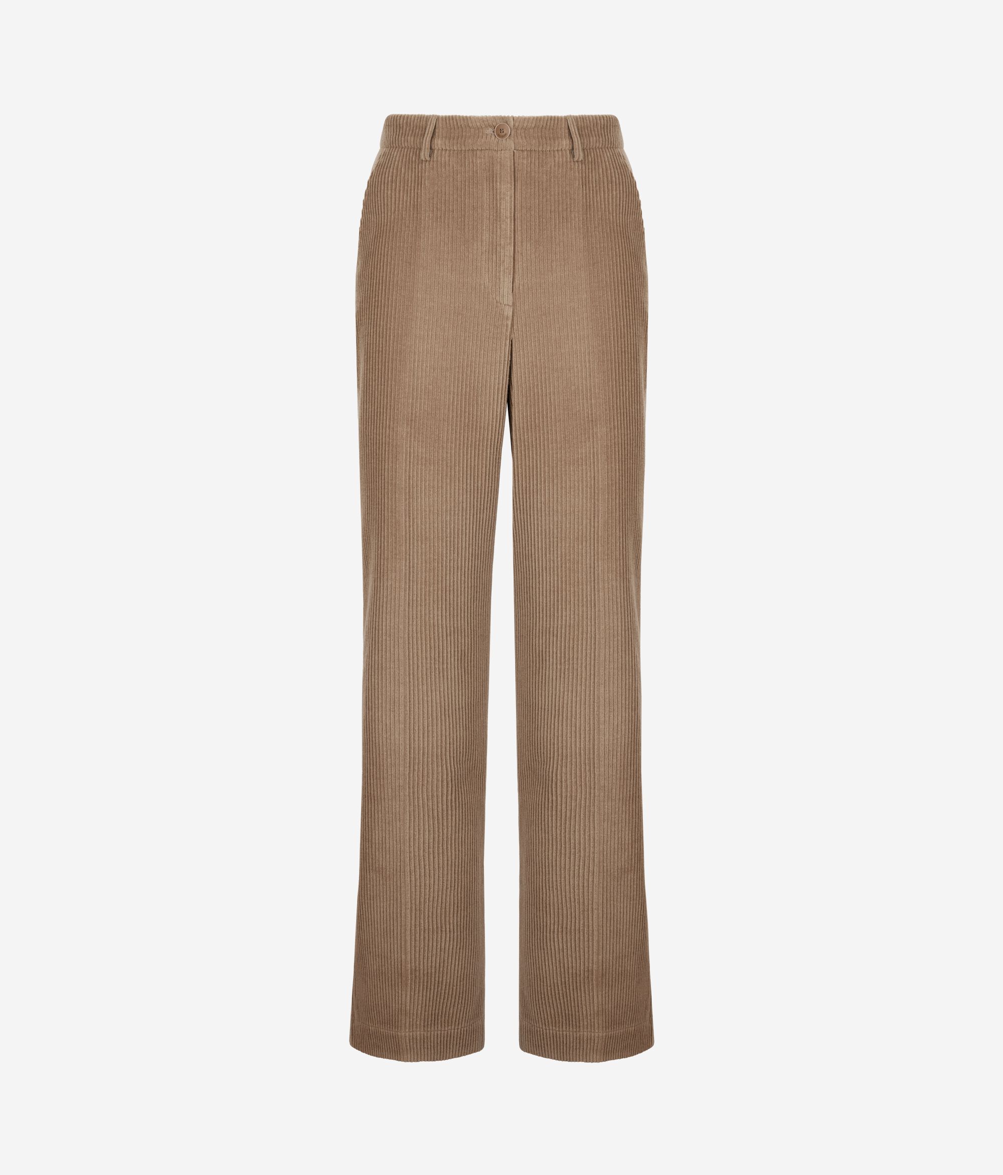 Pantalone in velluto di lana e cashmere