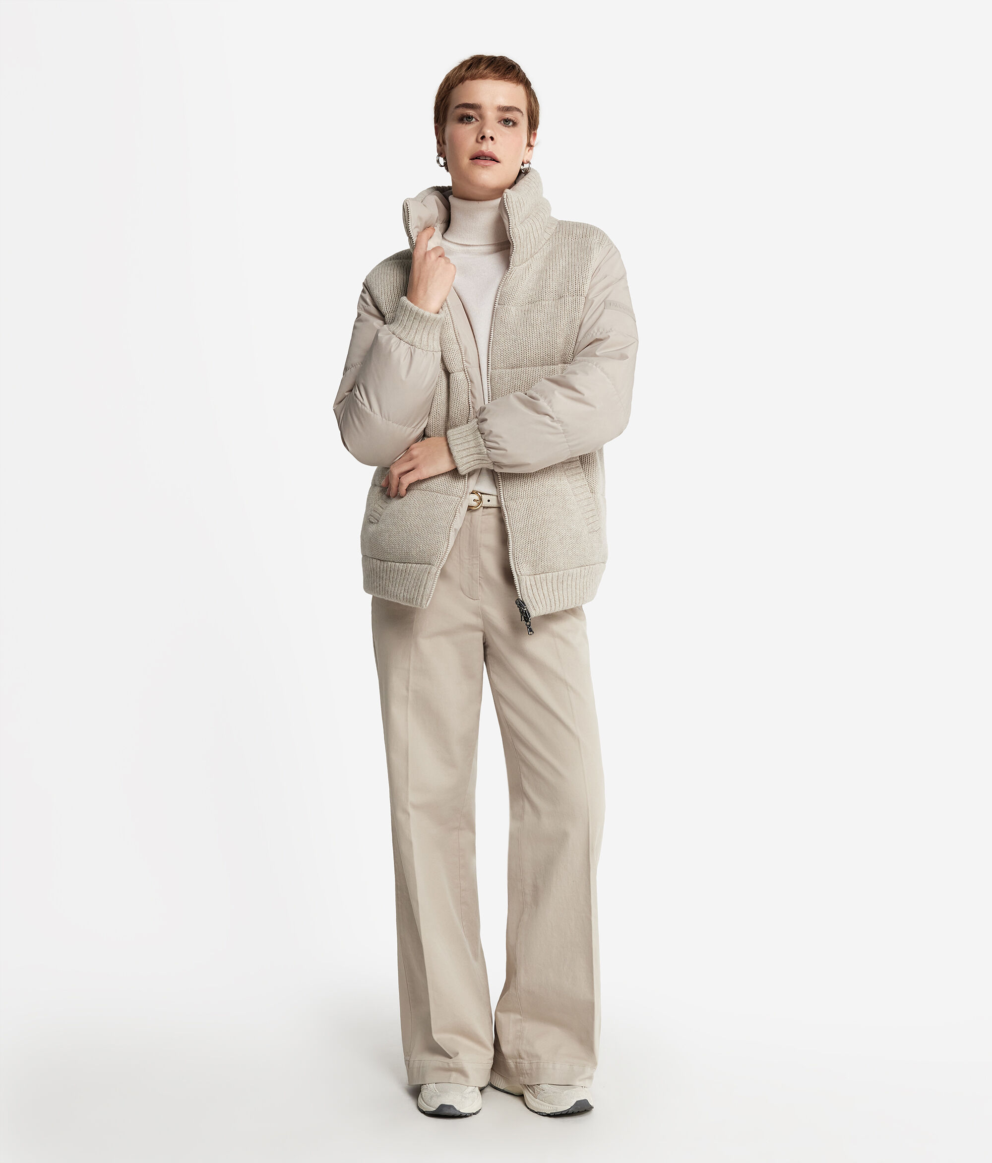 Piumino Reversibile in Cashmere Tricot
