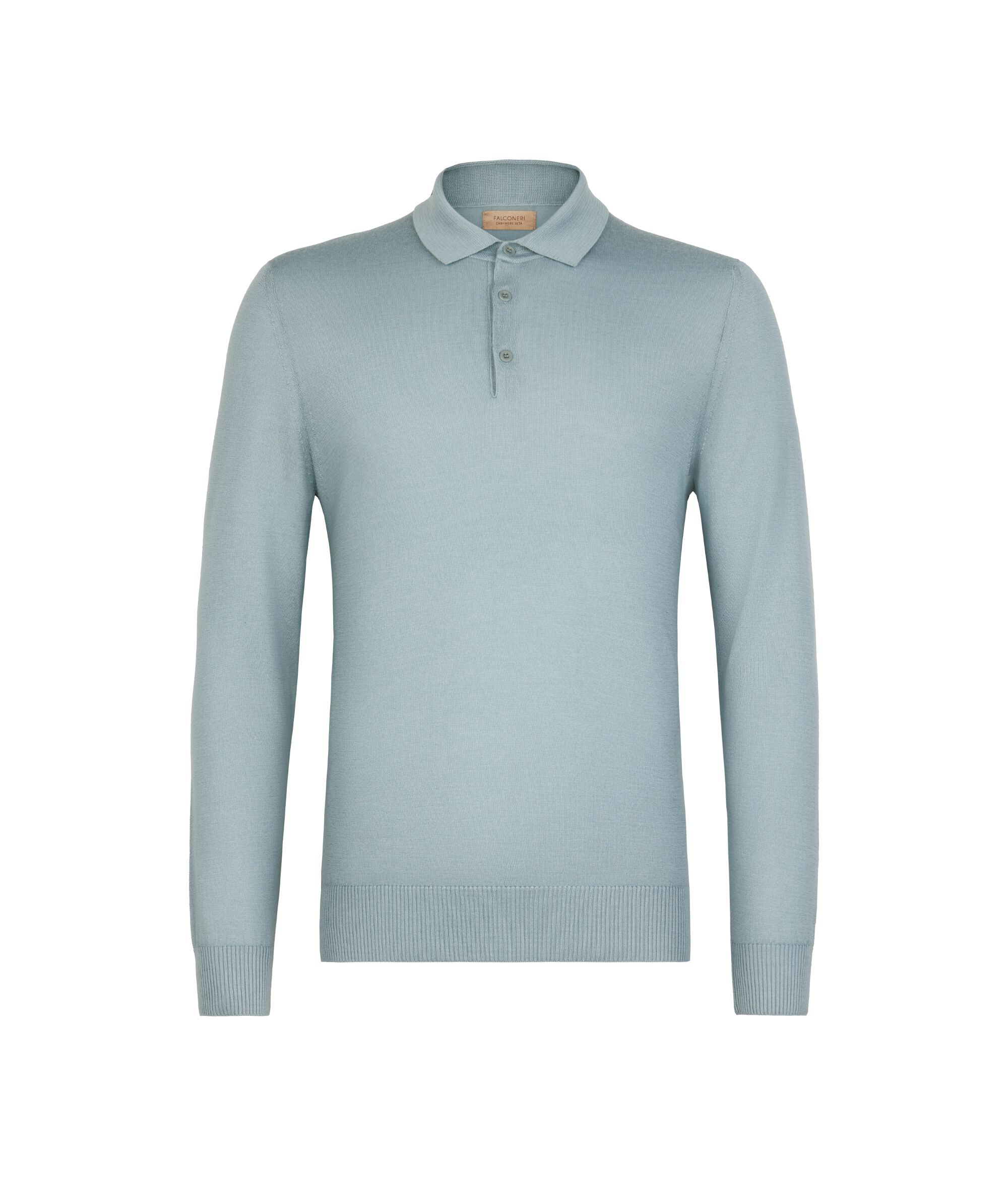 Pull à col rond en cachemire et soie