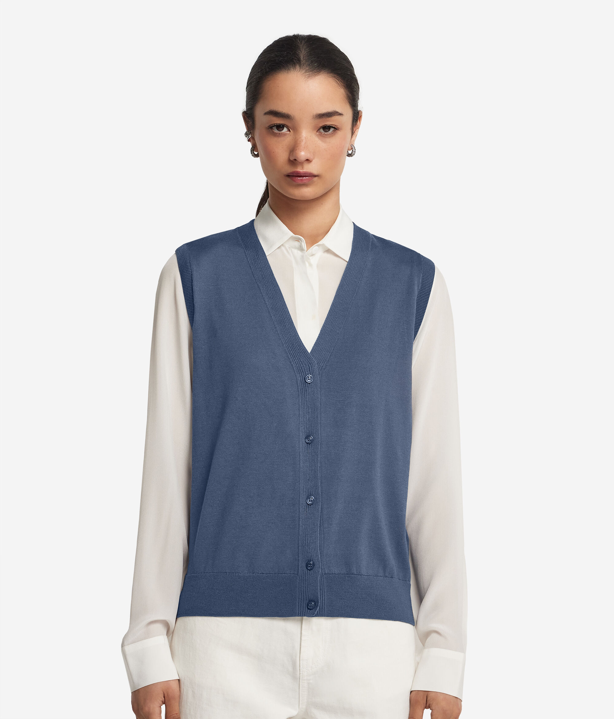 Silk and Cotton Vest