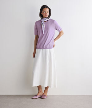 T-Shirt girocollo in cotone fresh