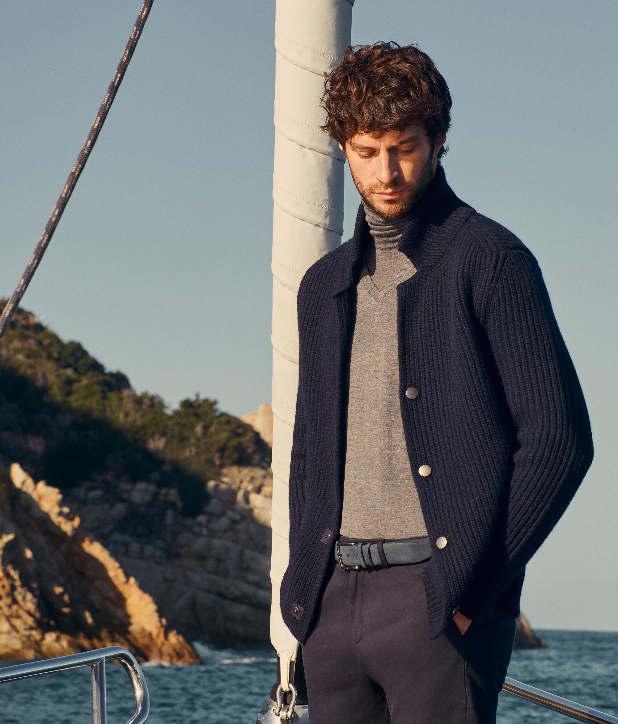 Ribbed Ultrasoft Cashmere Jacket