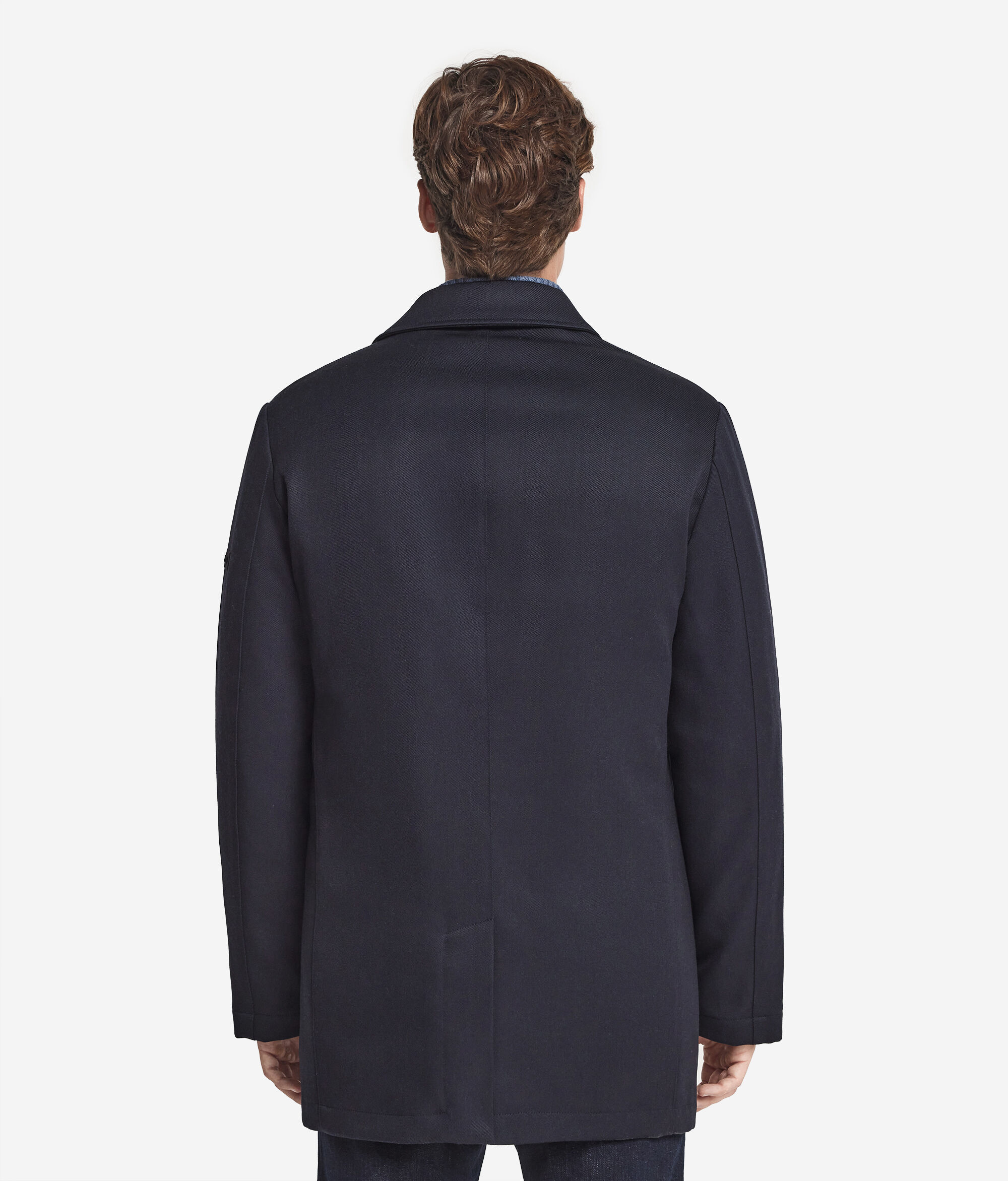 Manteau en laine technique