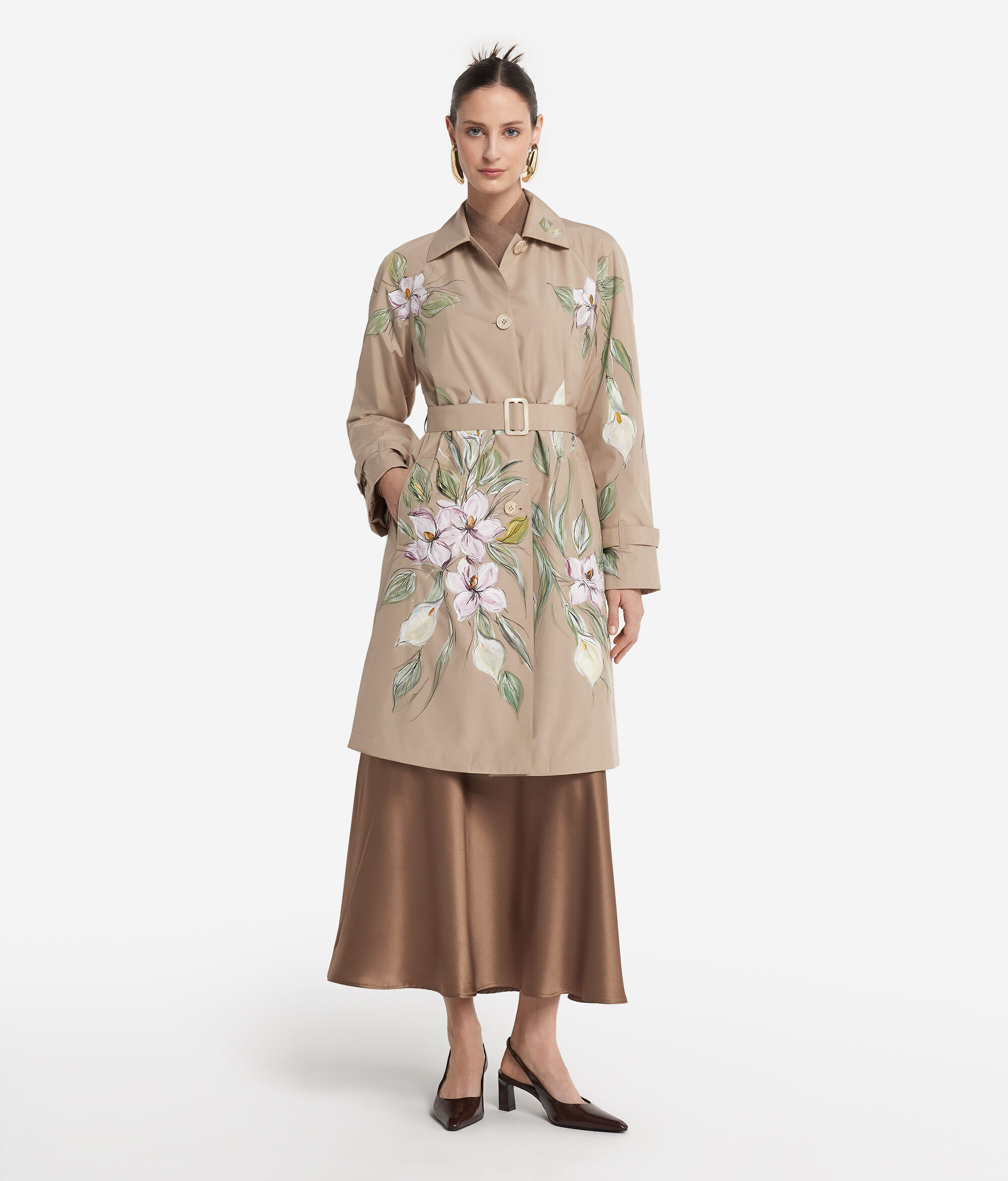 Long Technical Trench Coat