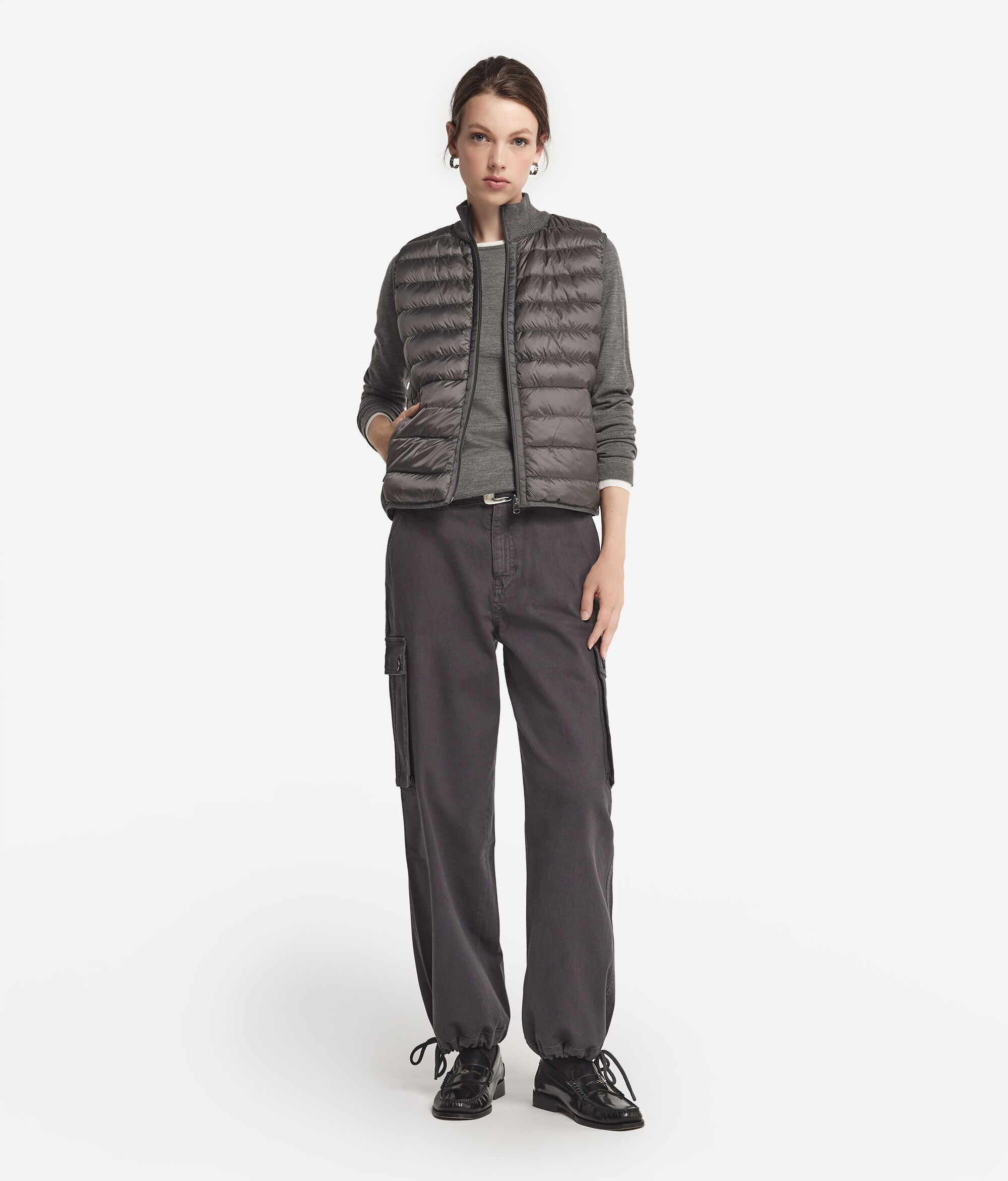 Reversible Cashmere Down Vest
