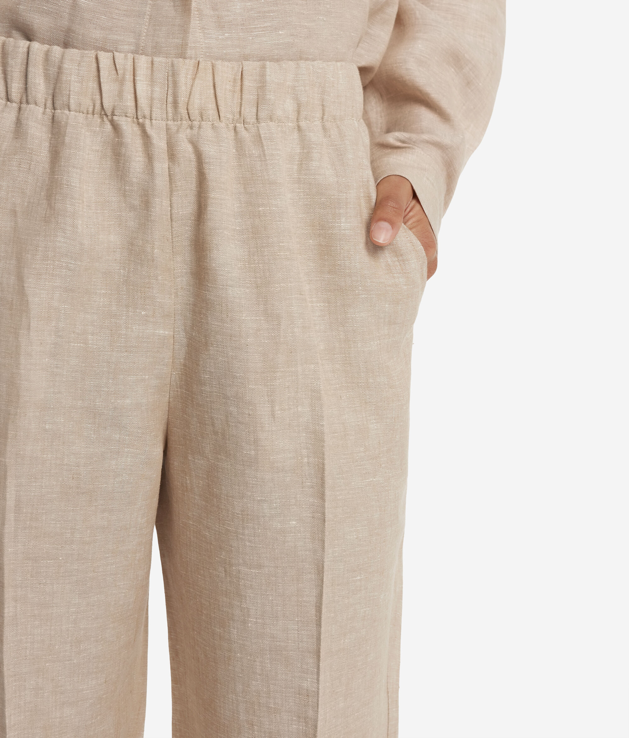 Брюки изо льна