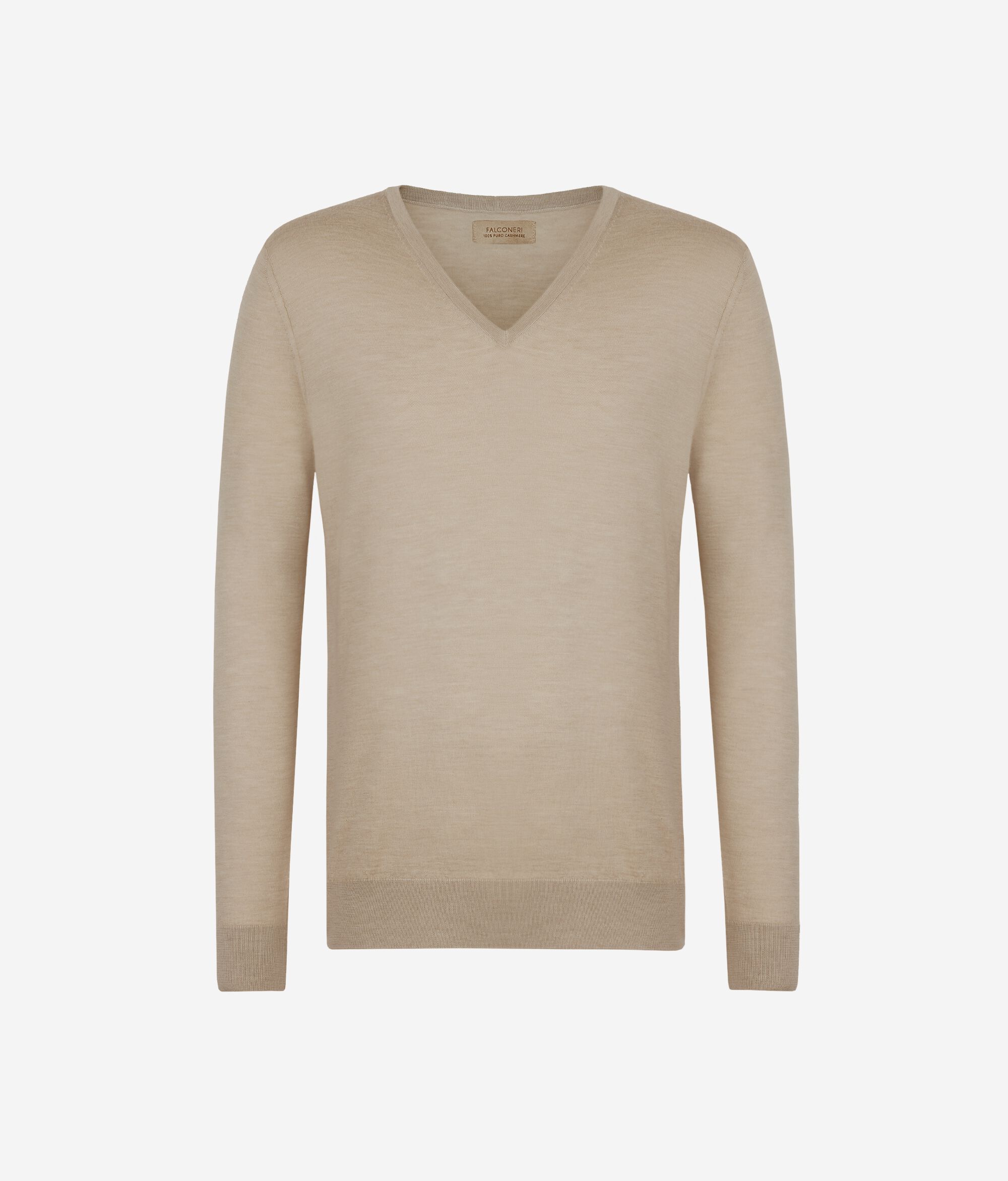 Pull homme en cachemire ultra-fin à col en V
