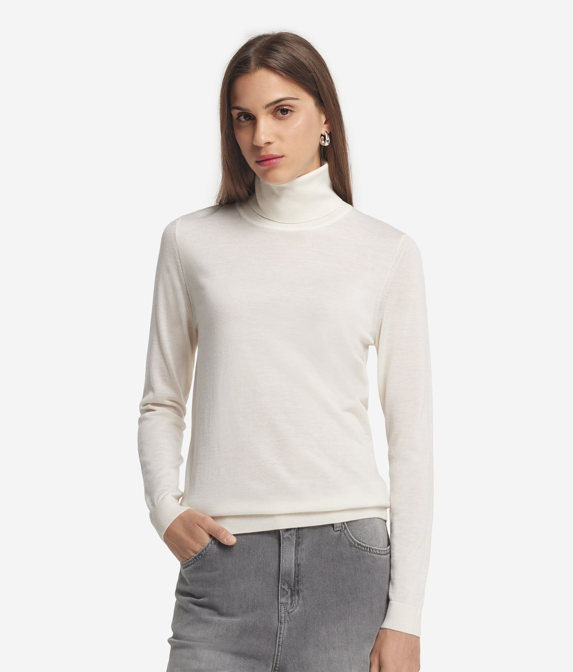 Ultrafine Cashmere Turtleneck Jumper