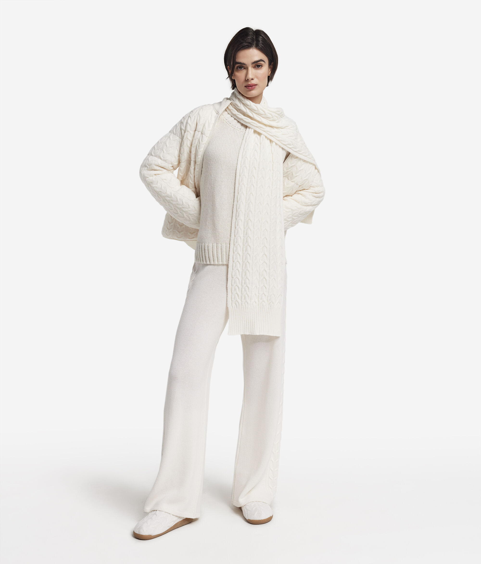 Scarf with Ultrasoft Cashmere weave