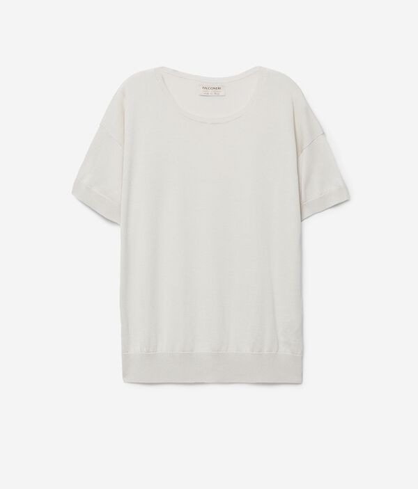 Джемпер из шелка и хлопка