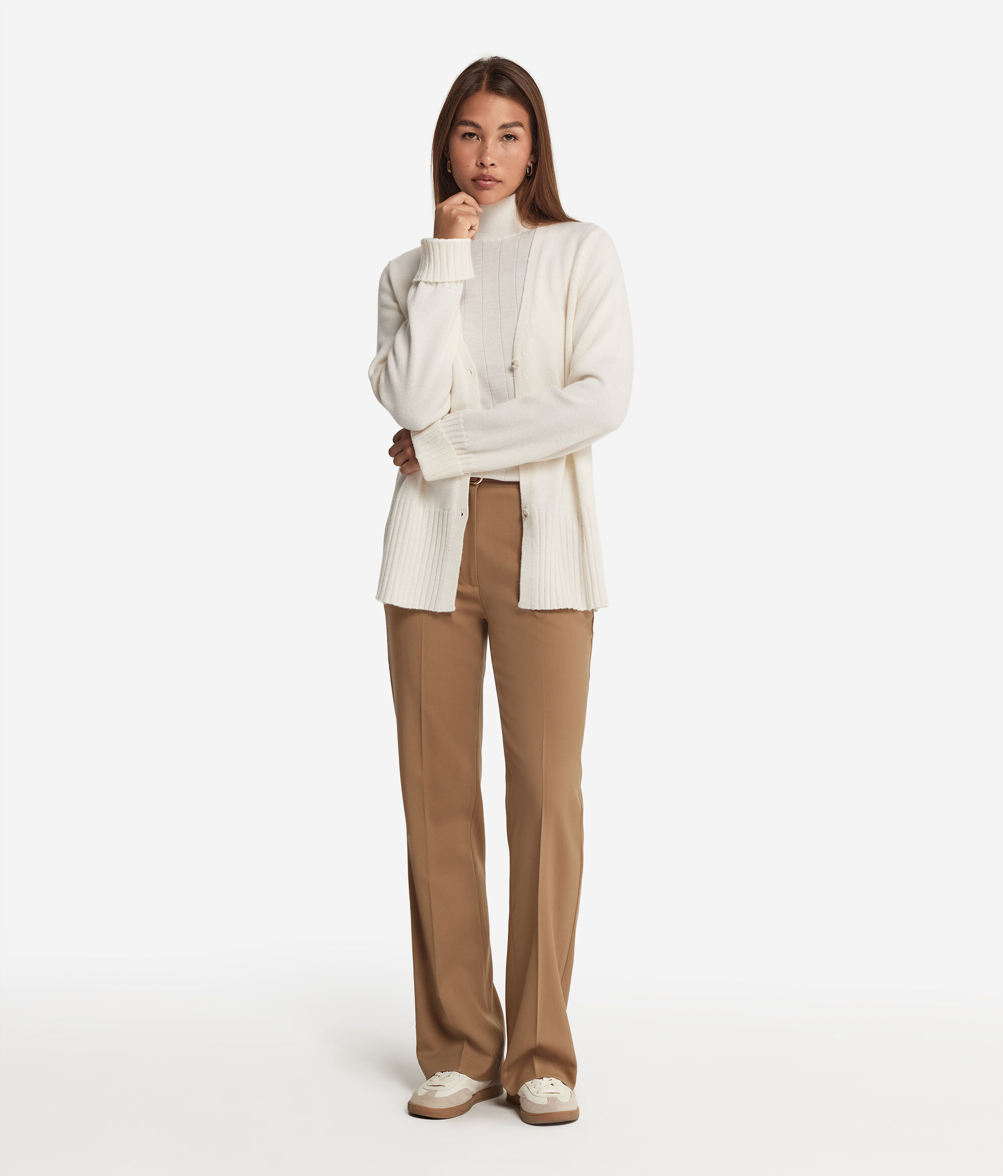 Cardigan mit V-Ausschnitt aus Kaschmir Ultrasoft