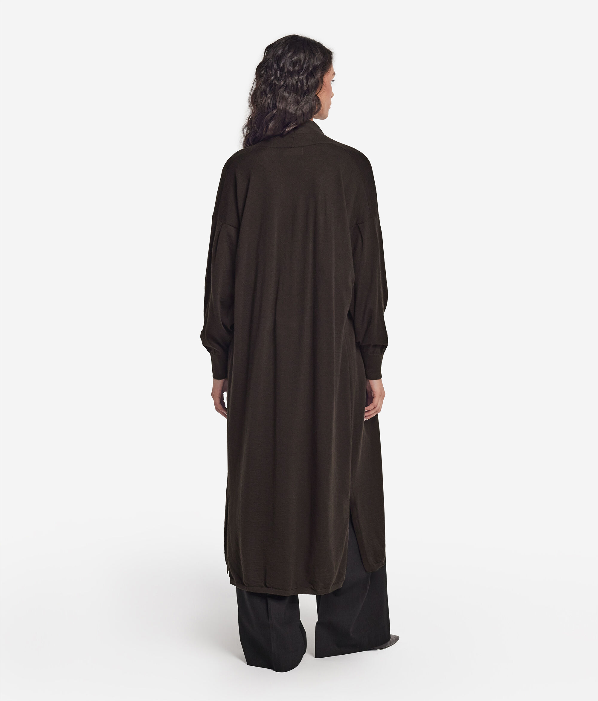 Cardigan Comprido em Ultrafine Cashmere
