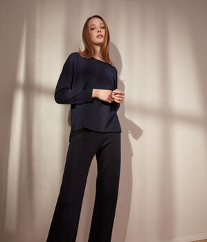 Maglia Scollo Barchetta in Cashmere Ultrafine