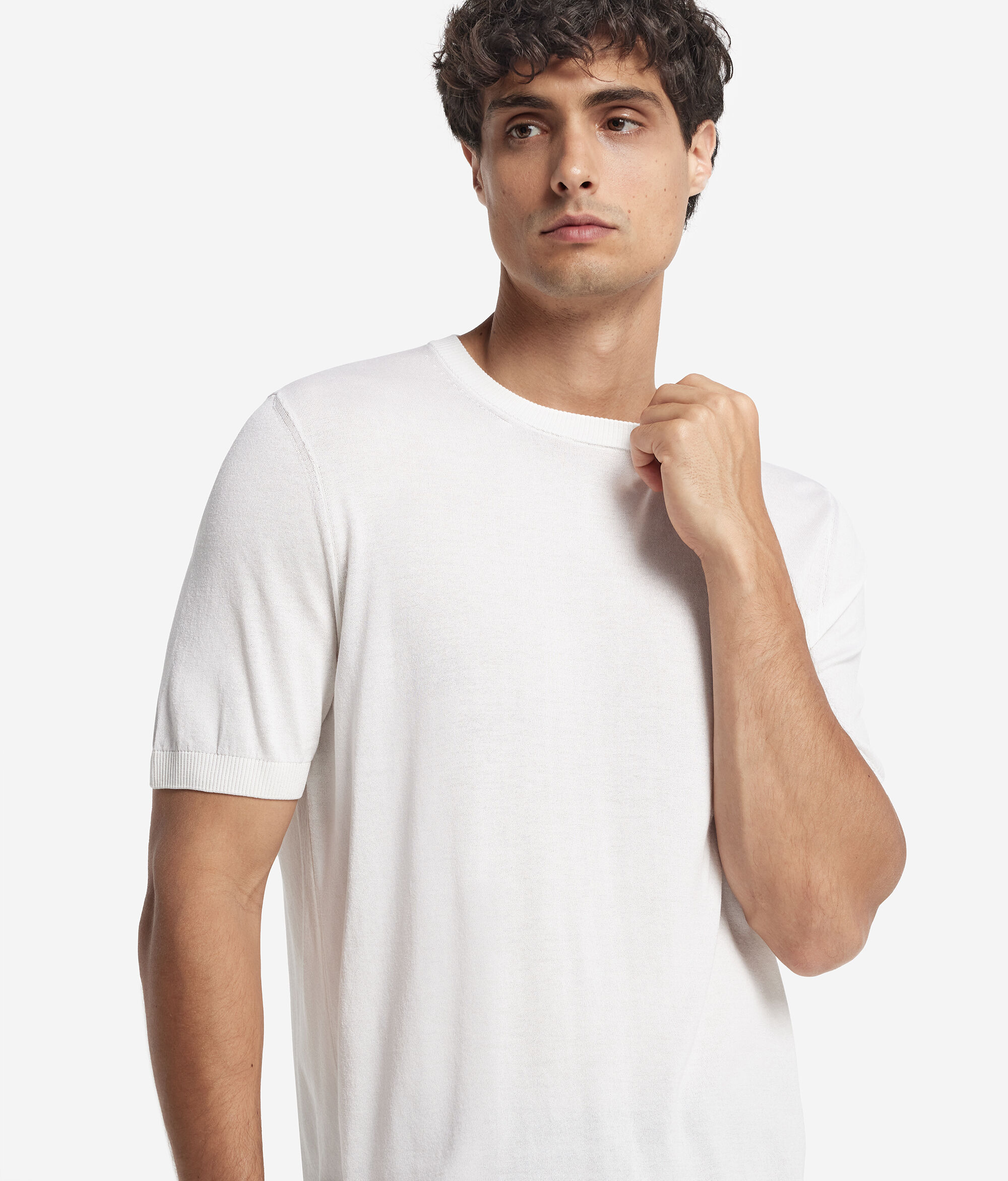 Джемпер из шелка и хлопка