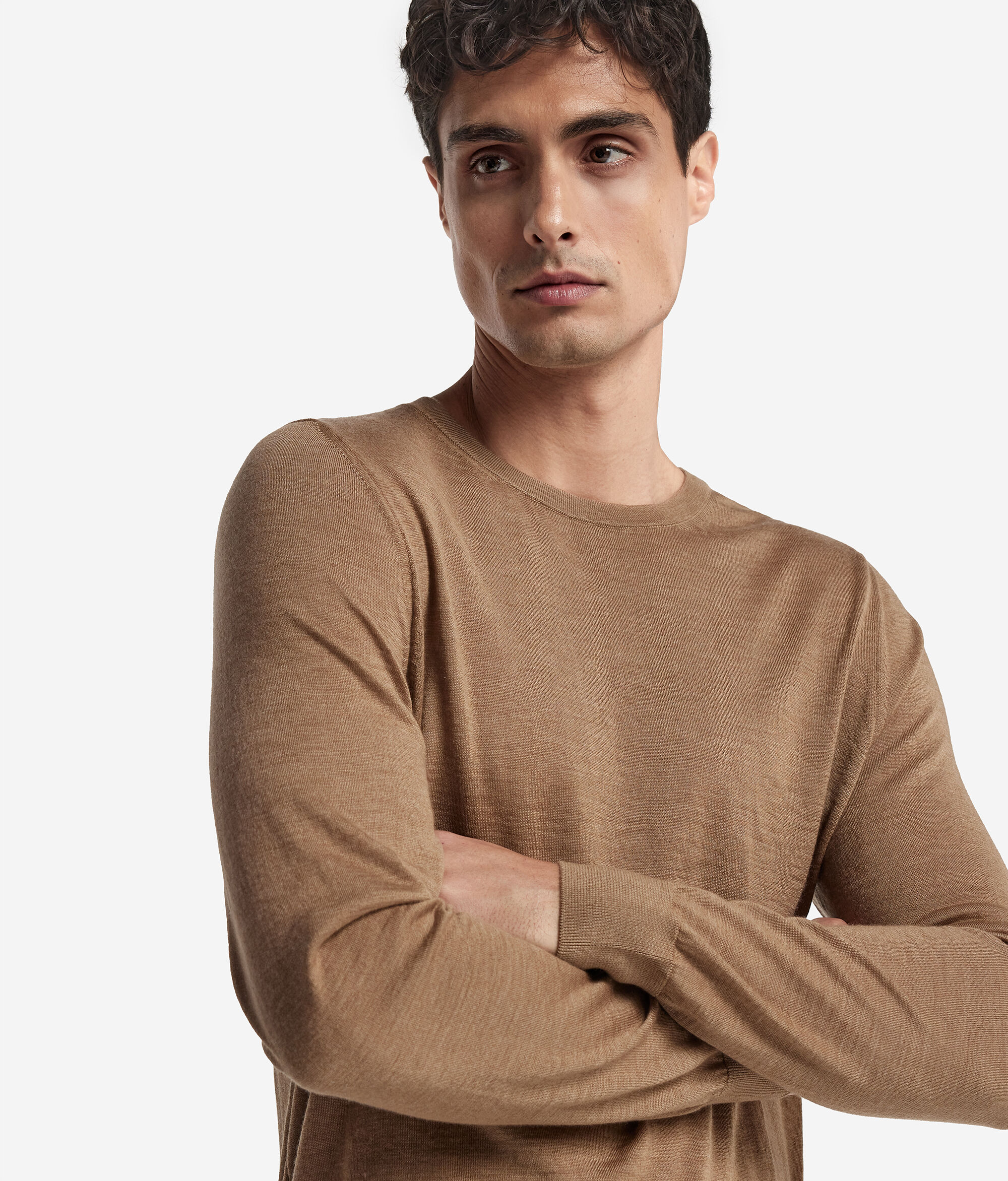 Round-Neck Ultrafine Cashmere Jumper