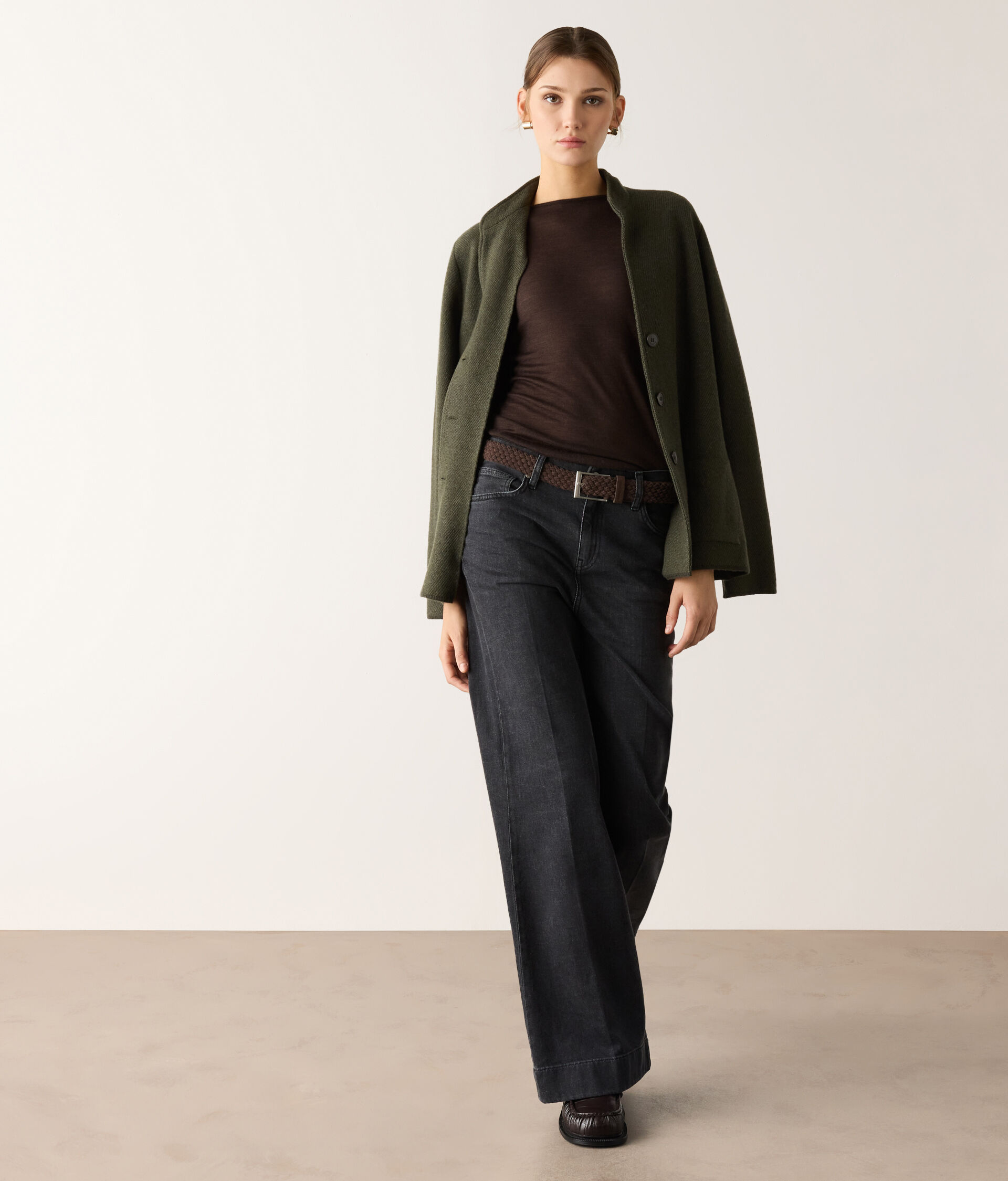 Tričko s lodičkovým výstřihem z Cashmere Airfine