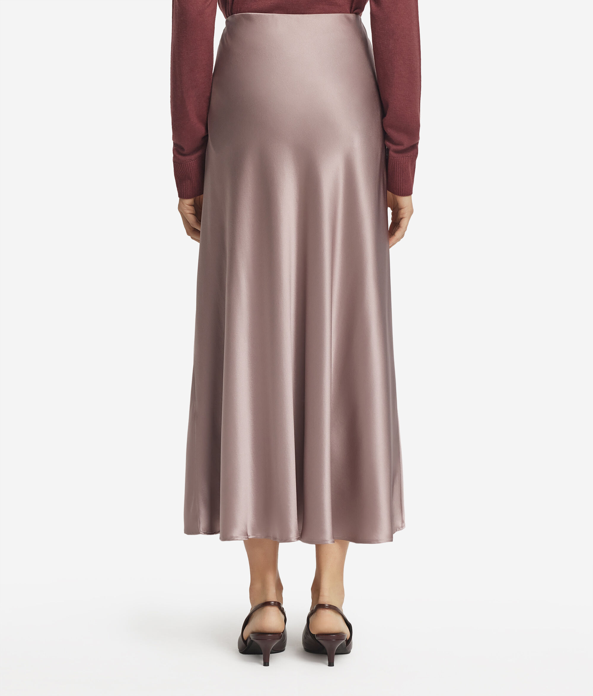 Silk Satin Skirt