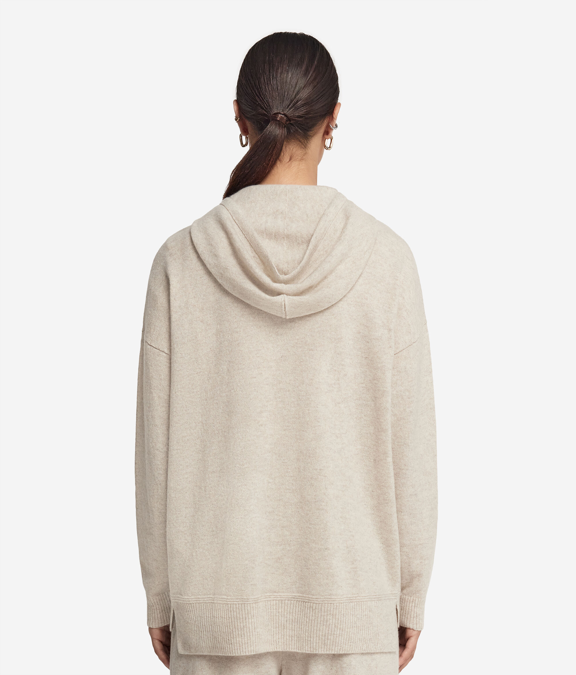 Sweatshirt aus Kaschmir Ultrasoft mit Kapuze