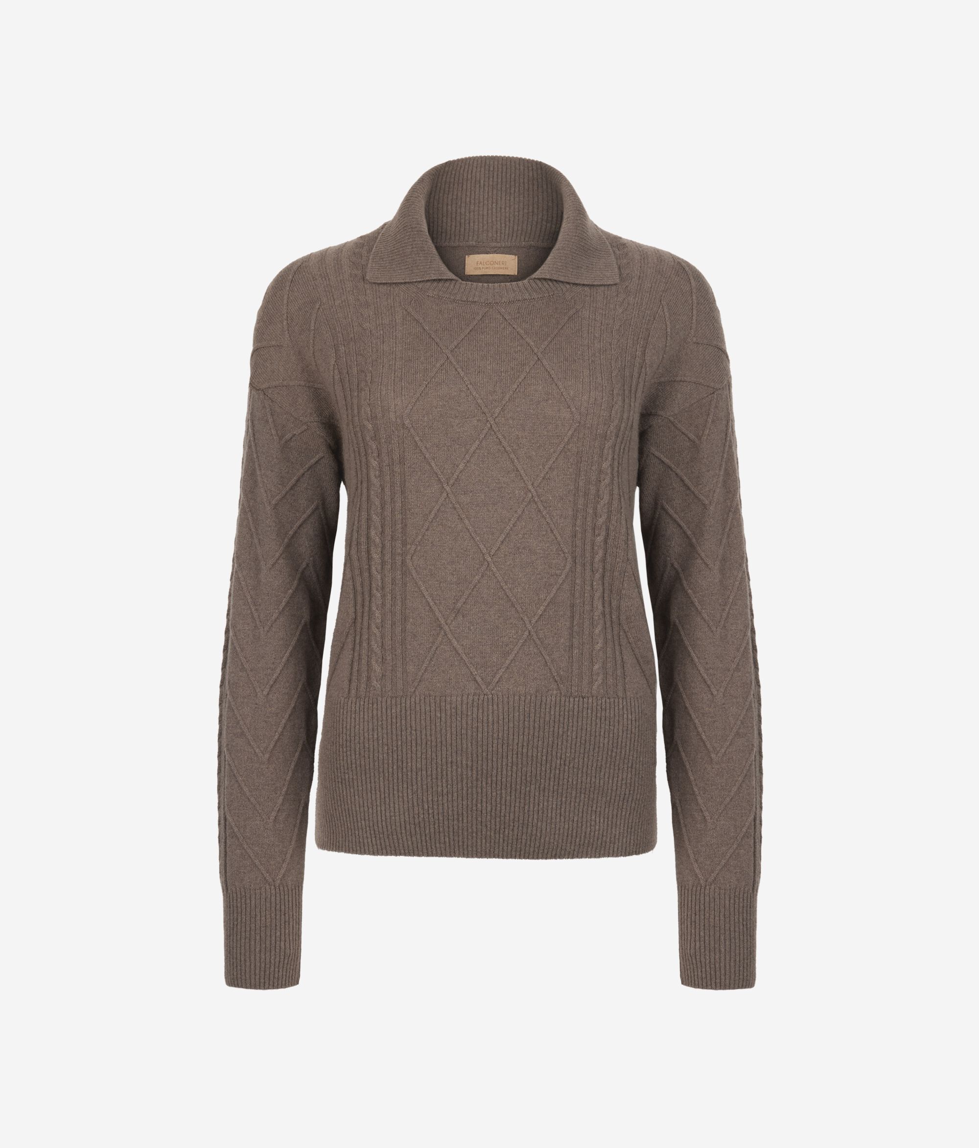 Джемпер-поло из ультрамягкого кашемира