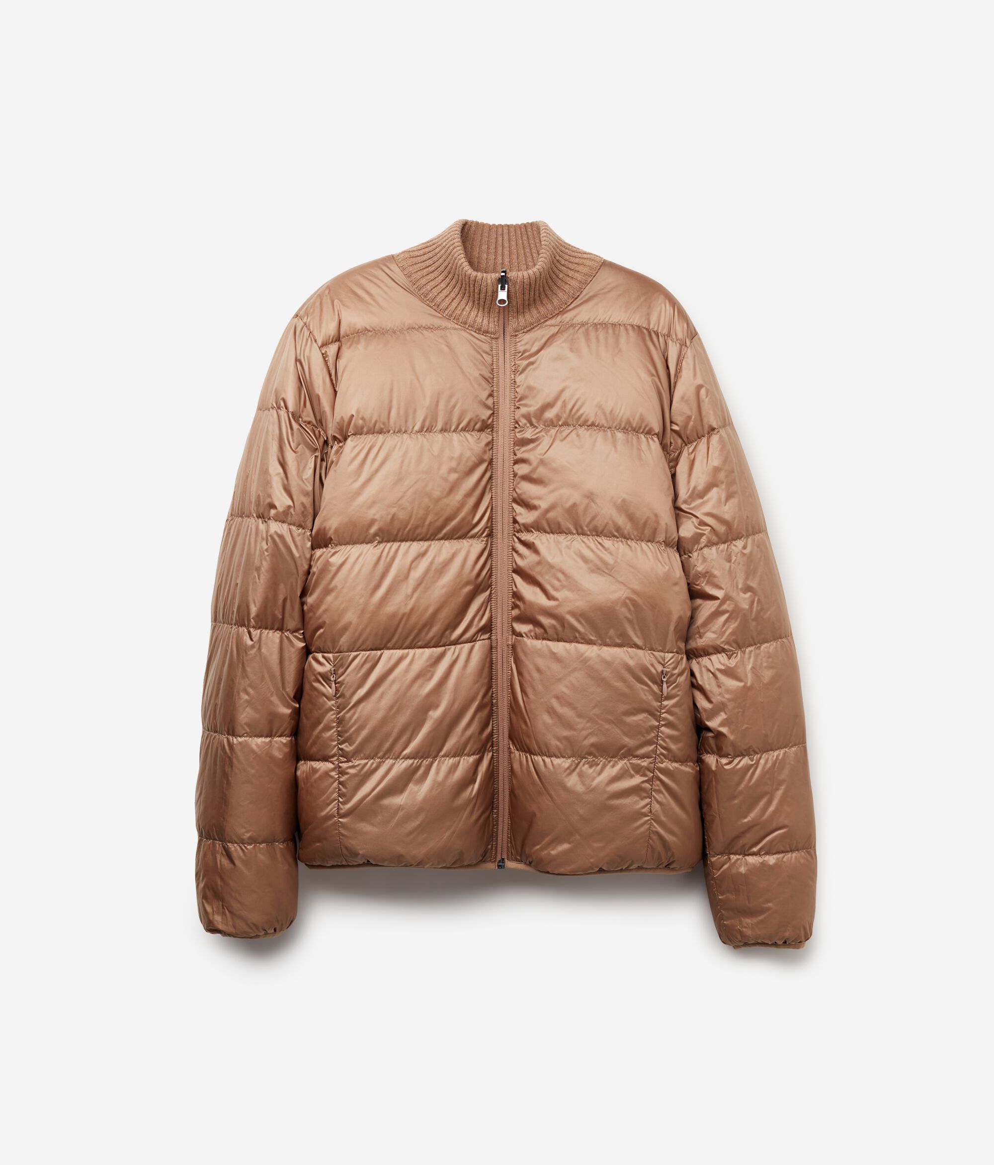 Anorac de plomes reversible amb motiu de vuits de Cashmere
