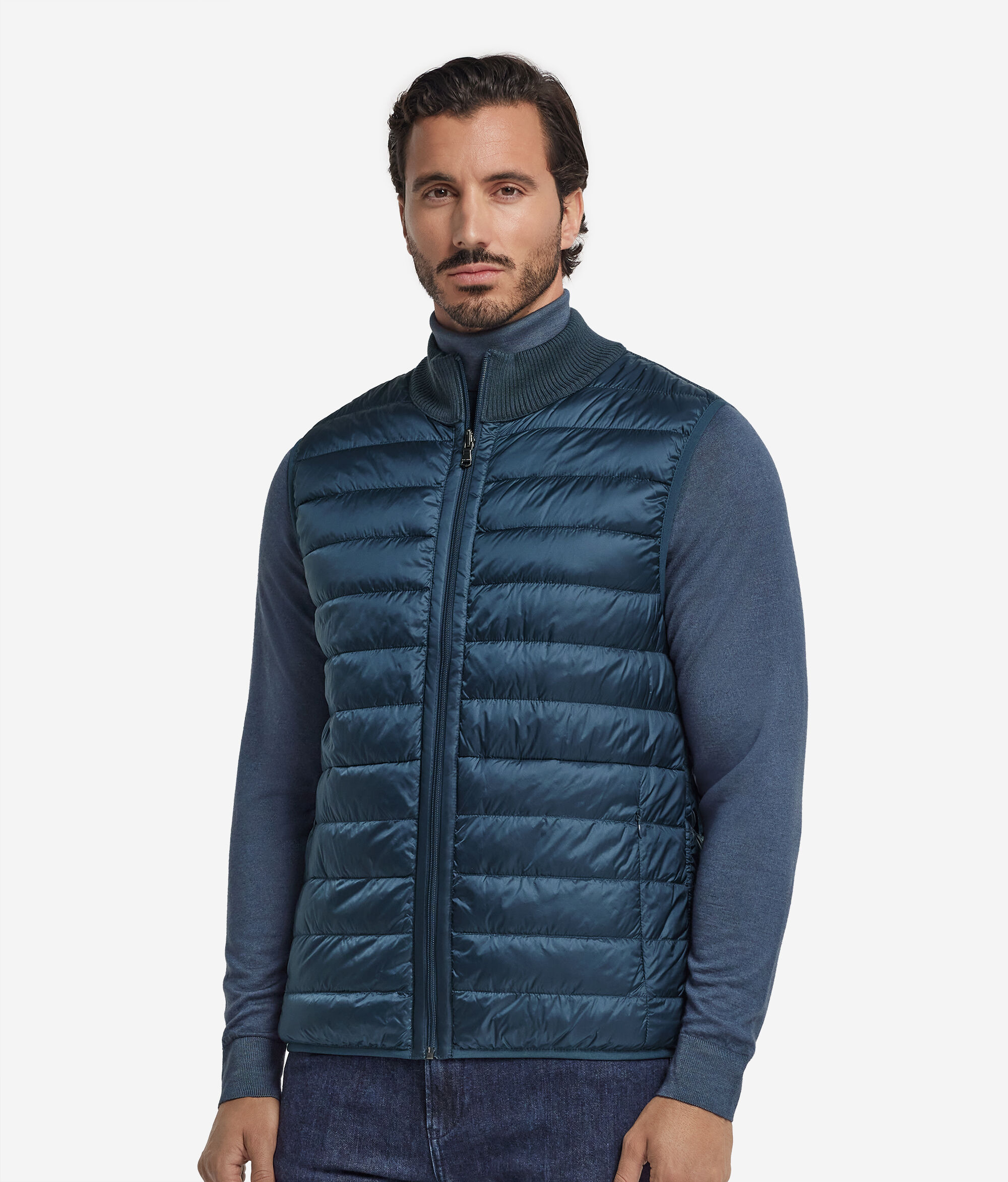 Reversible Cashmere Down Gilet