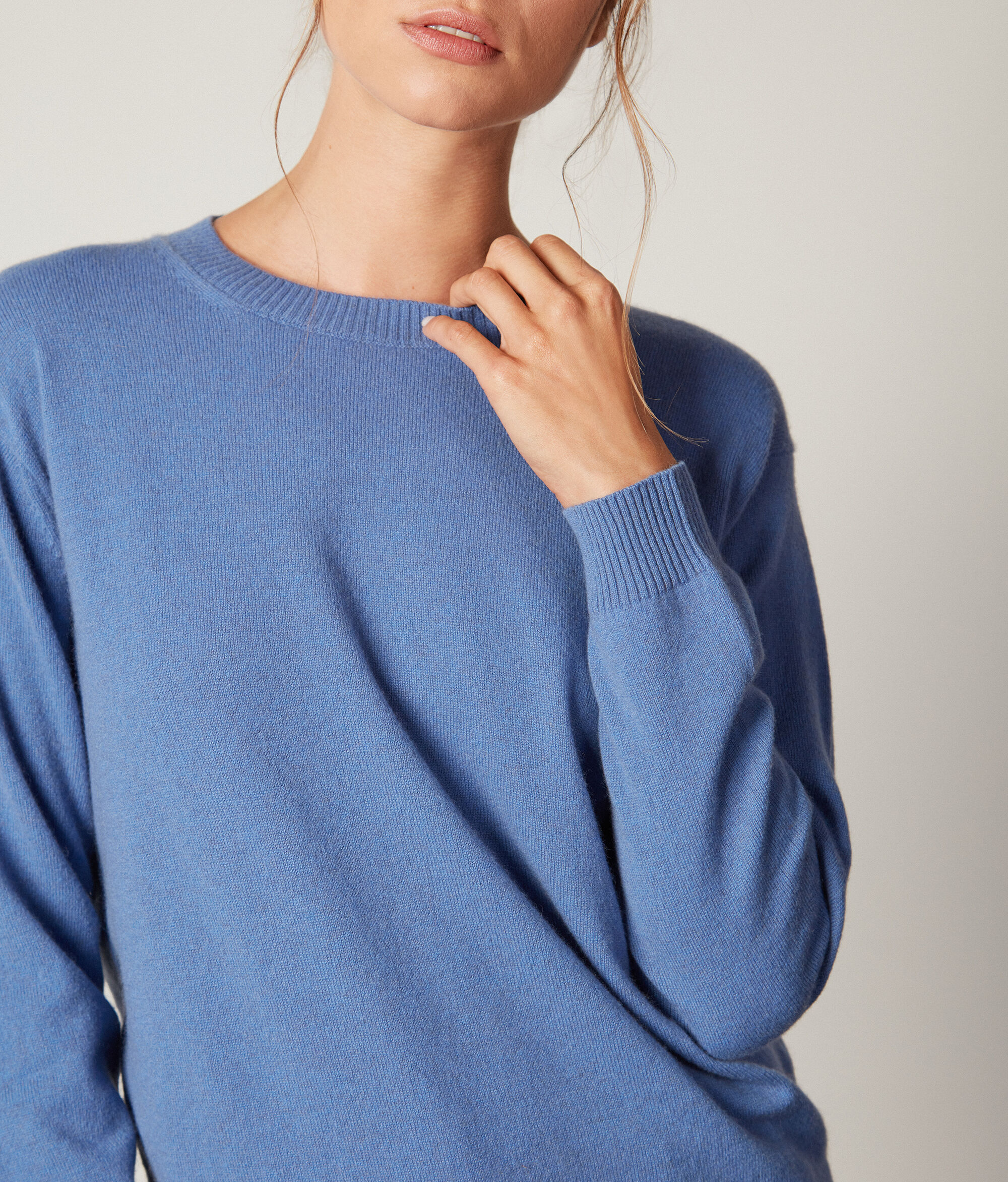 Damenpullover mit U-Boot-Ausschnitt aus Kaschmir Ultrasoft
