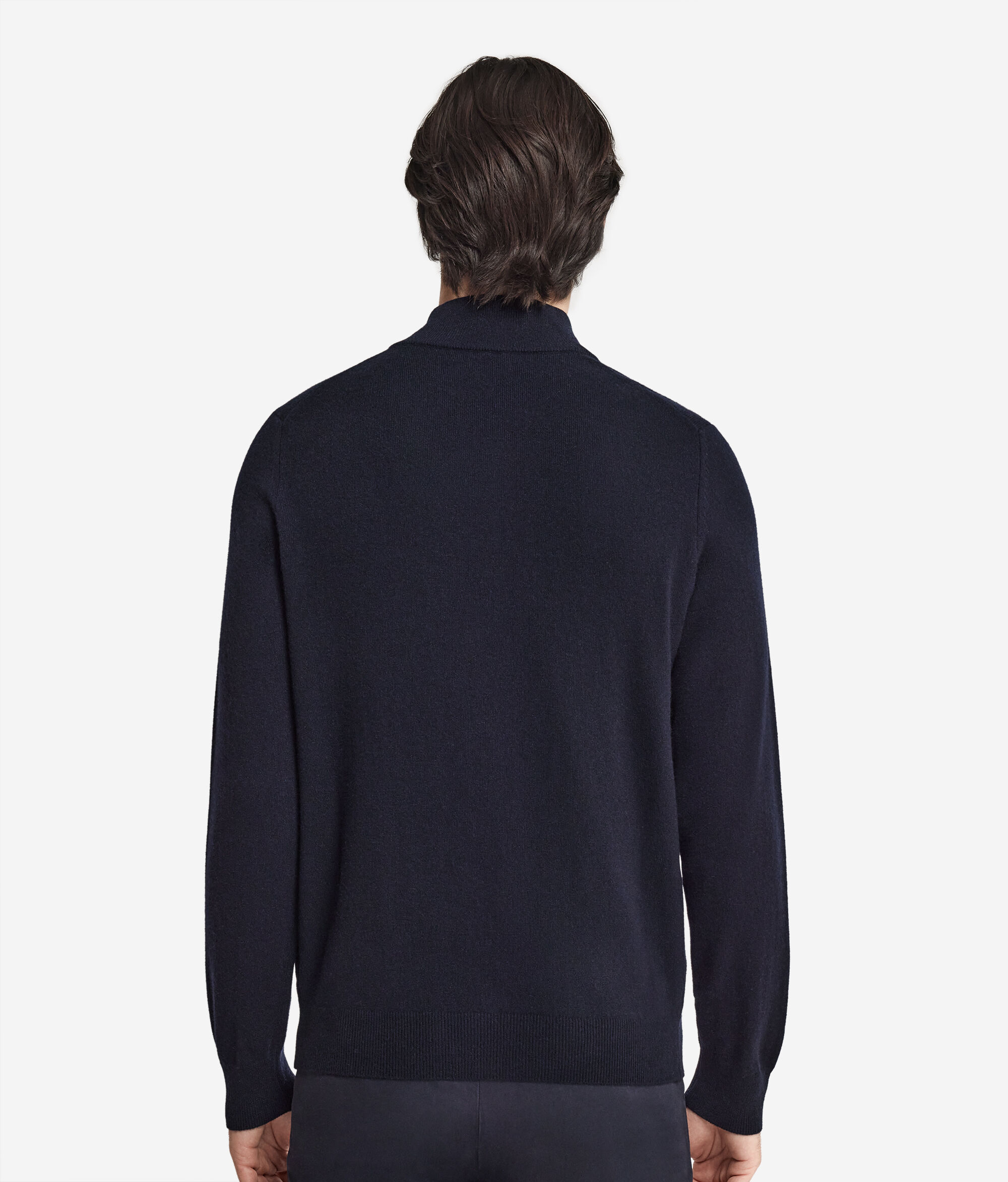 Cardigan mit durchgehendem Reißverschluss aus Kaschmir Ultrasoft