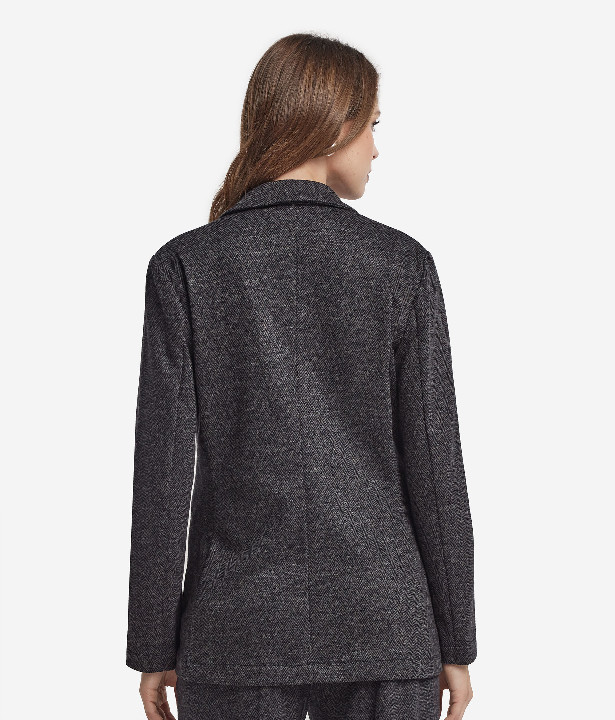 Herringbone wool jacket