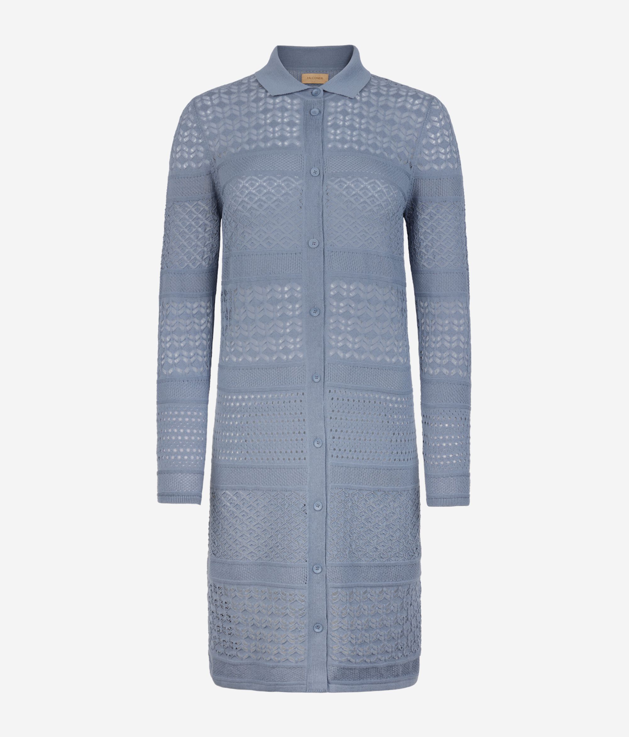 Vestit camiser de ganxet de cotó
