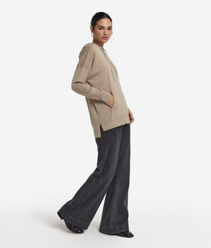 Толстовка на молнии из ультратонкого кашемира