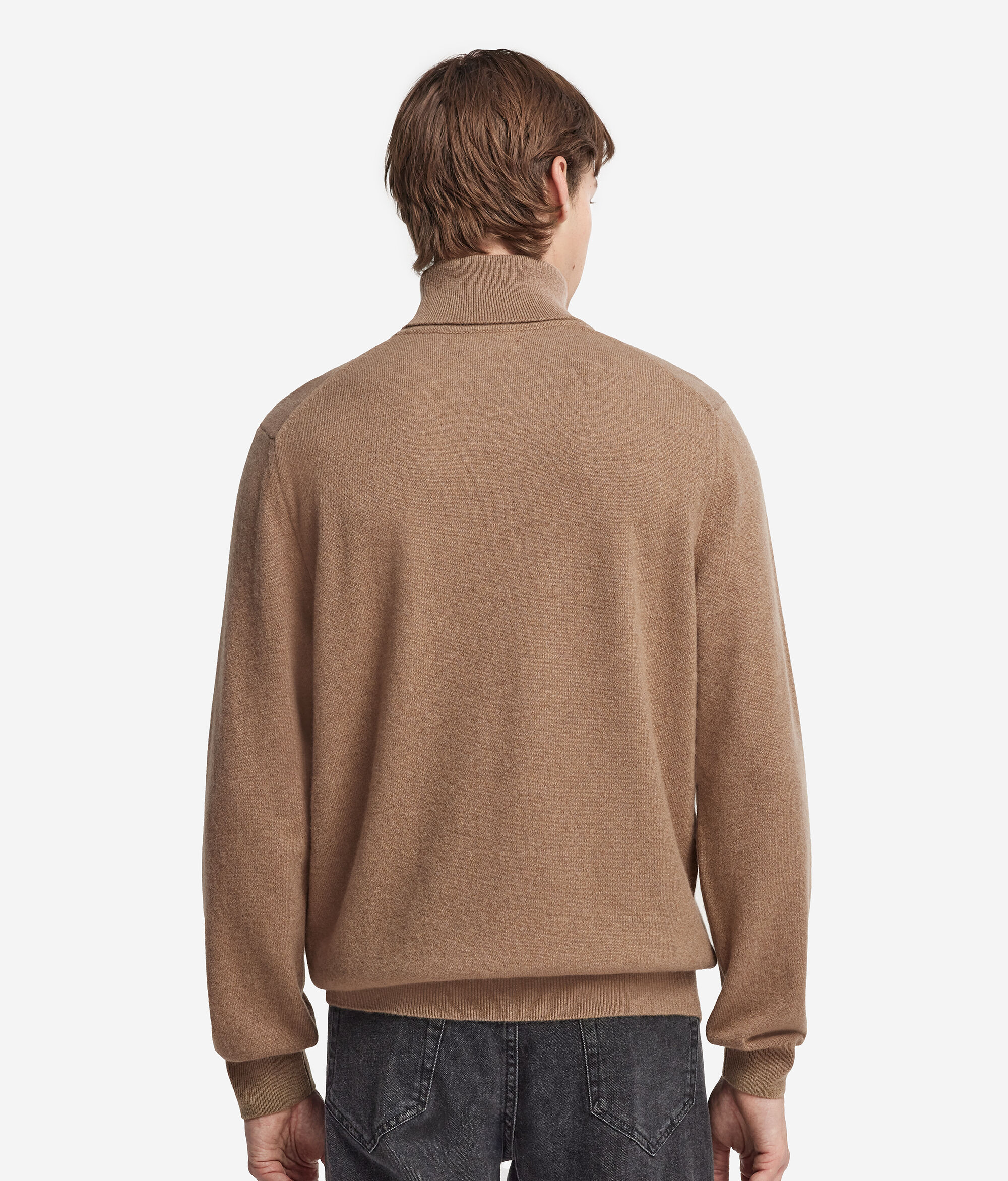 Col roulé homme en cachemire ultra-doux