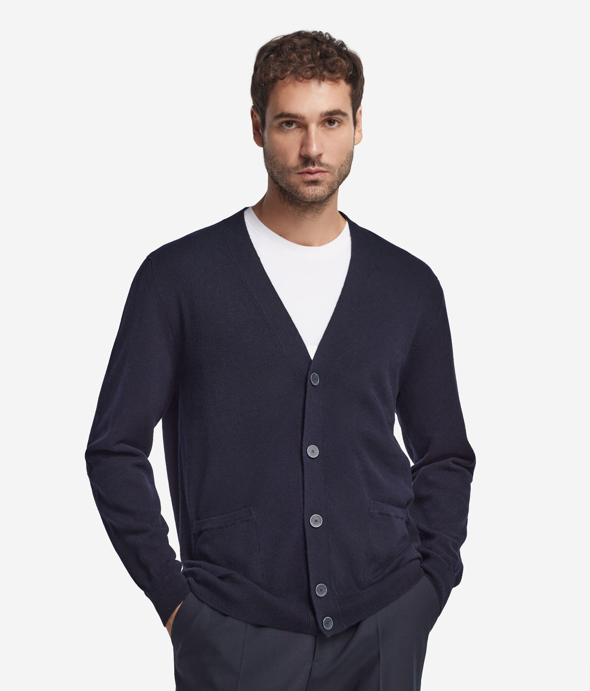 Ultrasoft Cashmere cardigan with buttons
