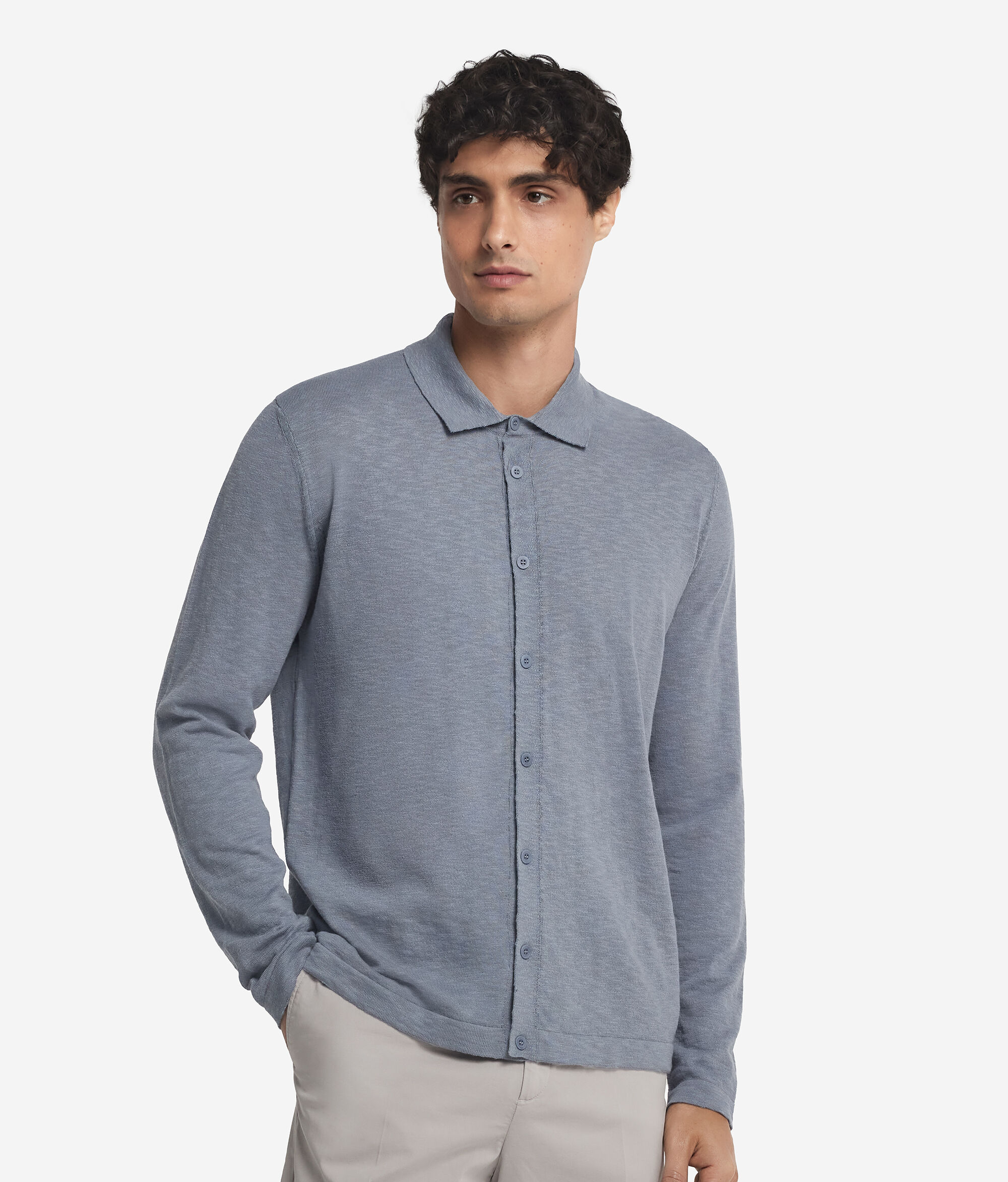 Chemise à manches longues multibrin