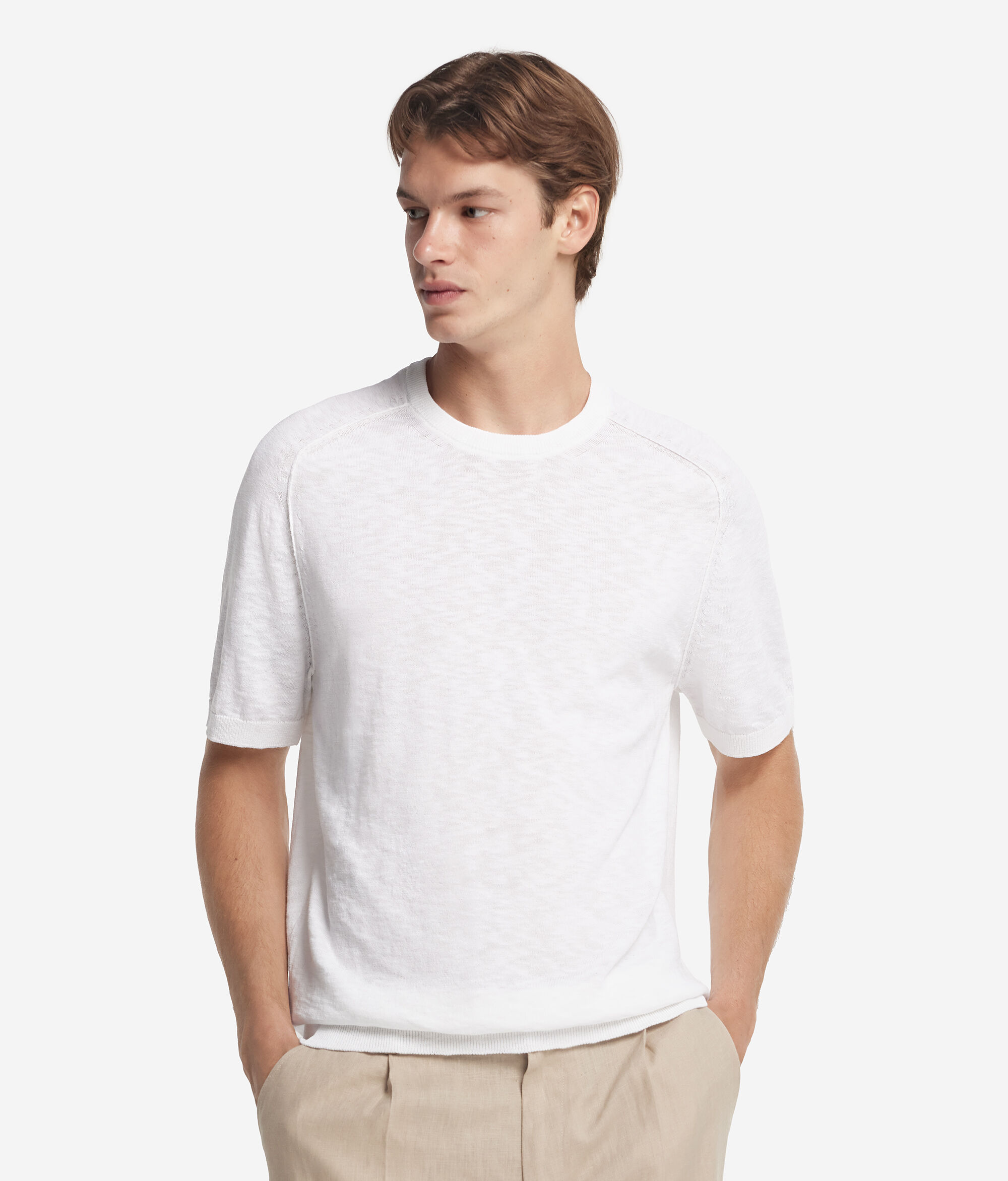 T-Shirt aus Twist-Baumwolle