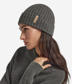 Rippmütze aus Kaschmir Ultrasoft