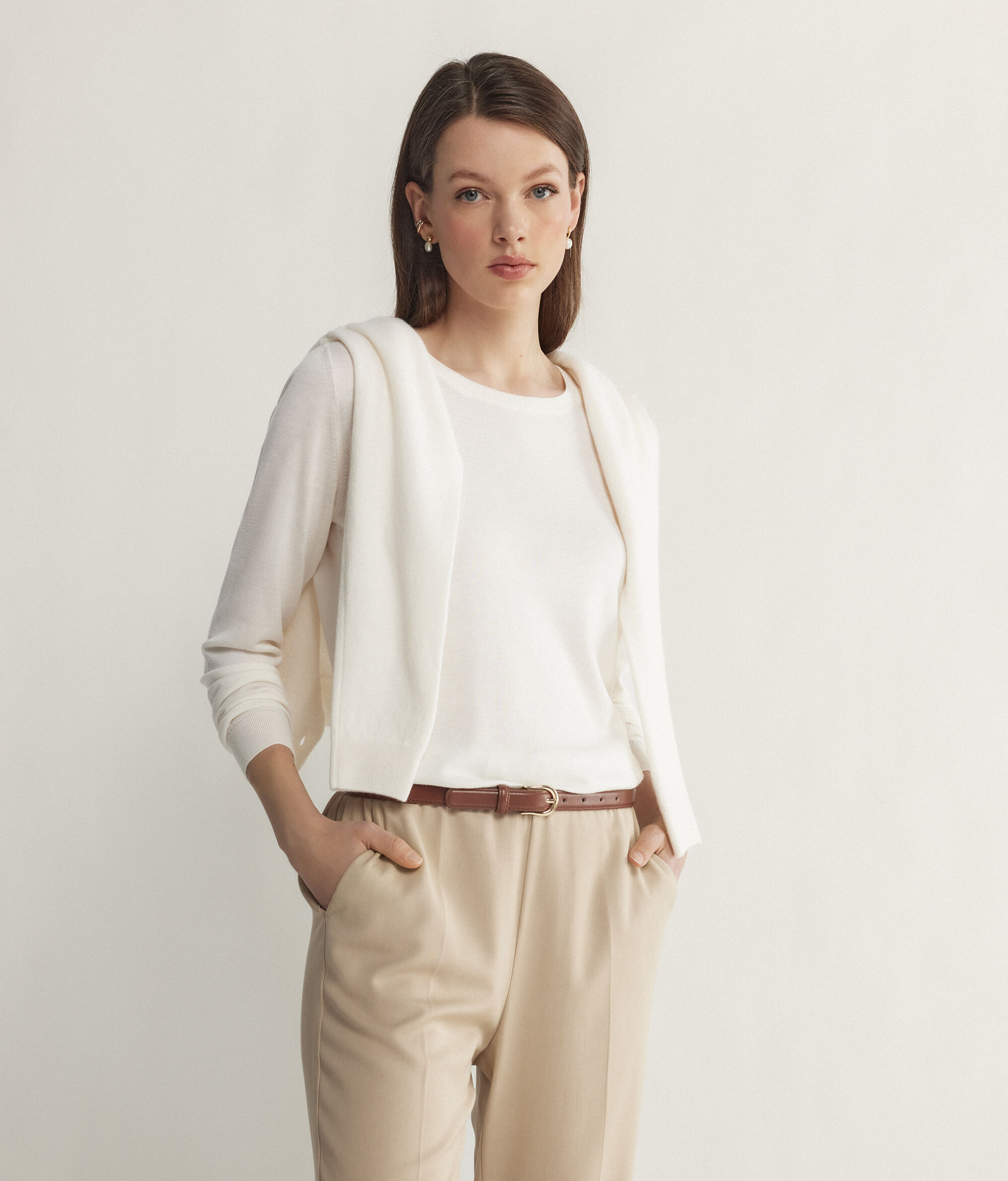 Ultrafine Cashmere Crewneck Sweater