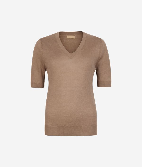 Джемпер изо льна и хлопка