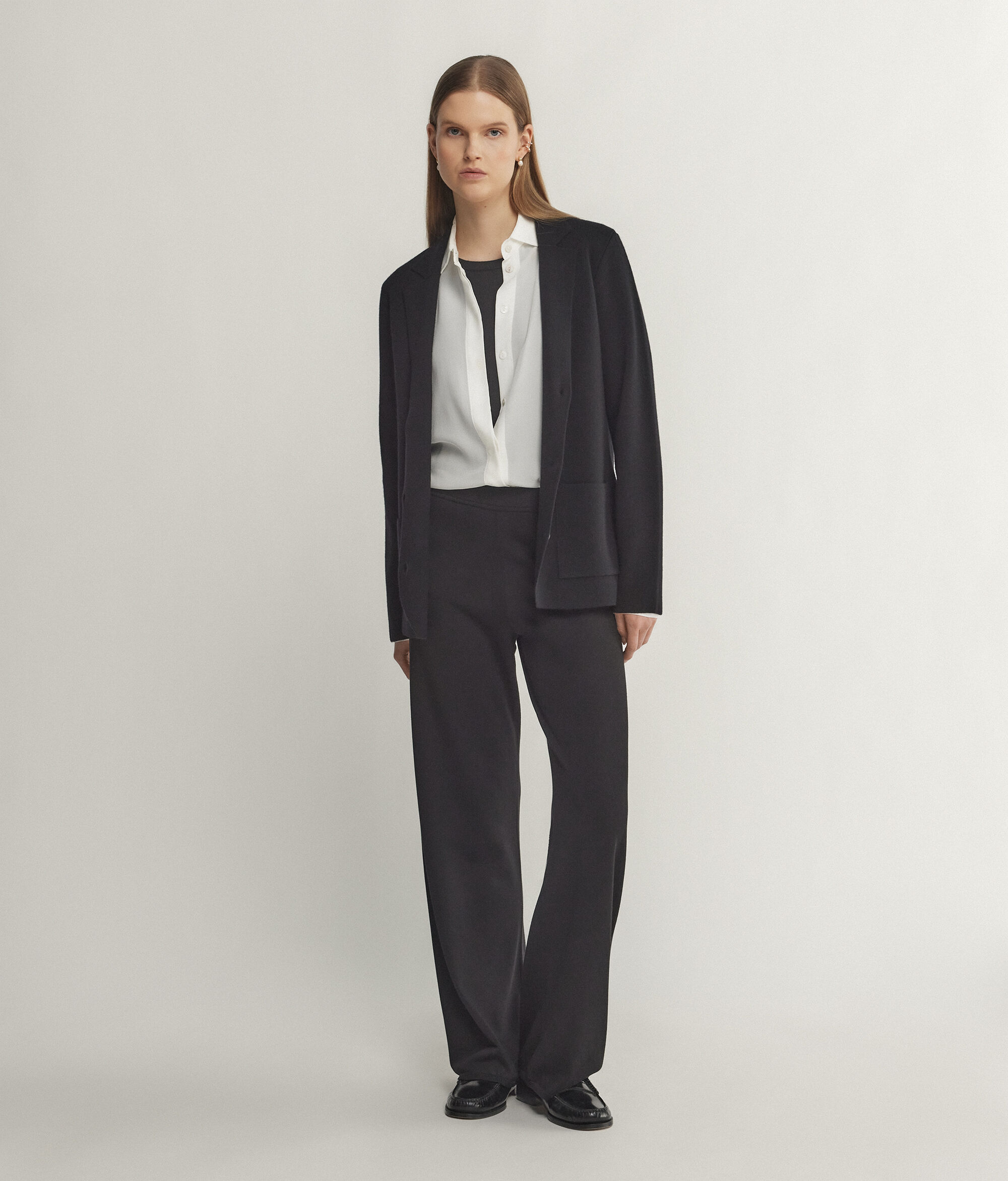 Silk and Cotton Palazzo Pants
