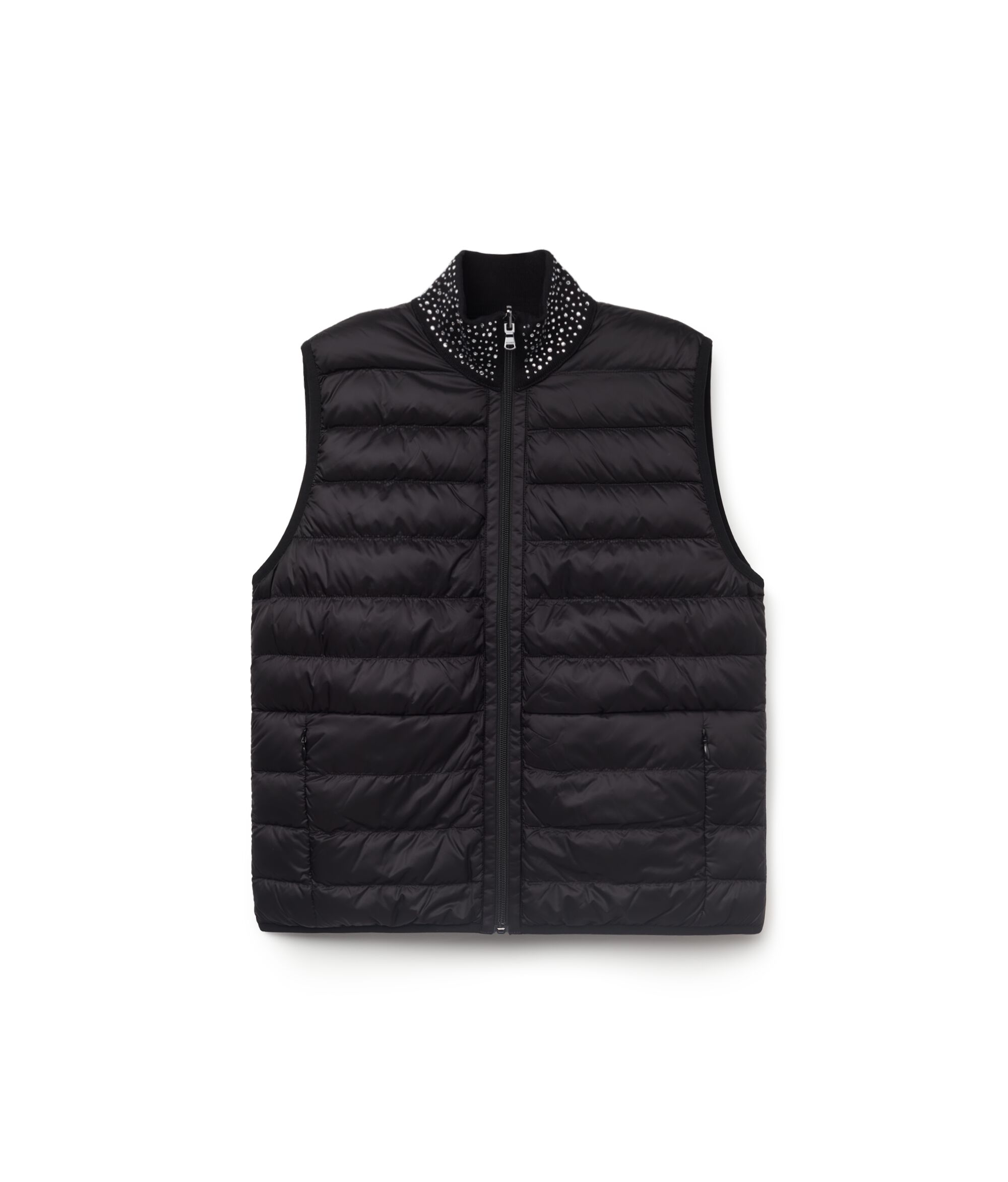 Αμάνικο Μπουφάν Διπλής Όψης με Στρας από Ultrafine Cashmere