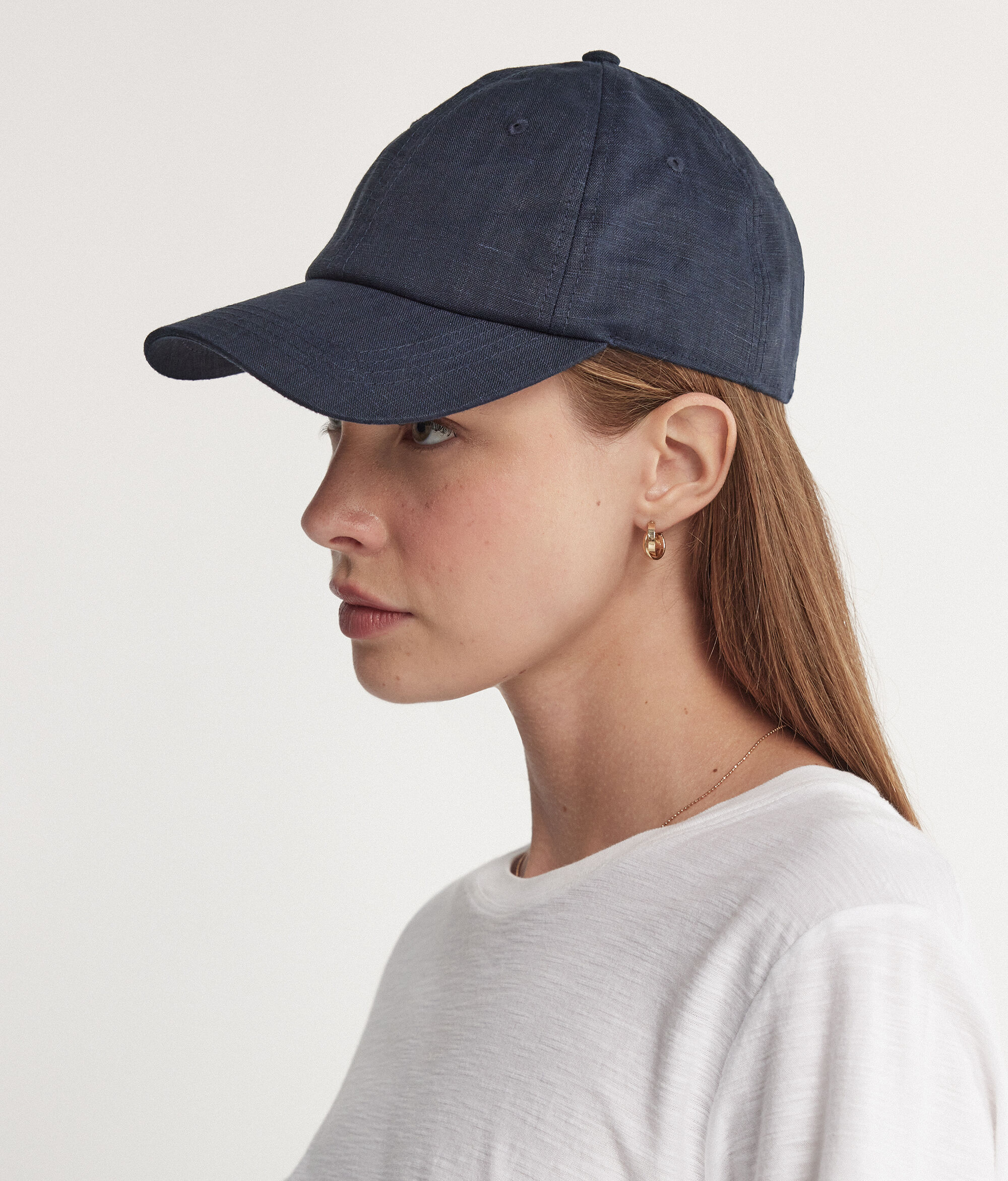 Pure Linen Baseball Cap