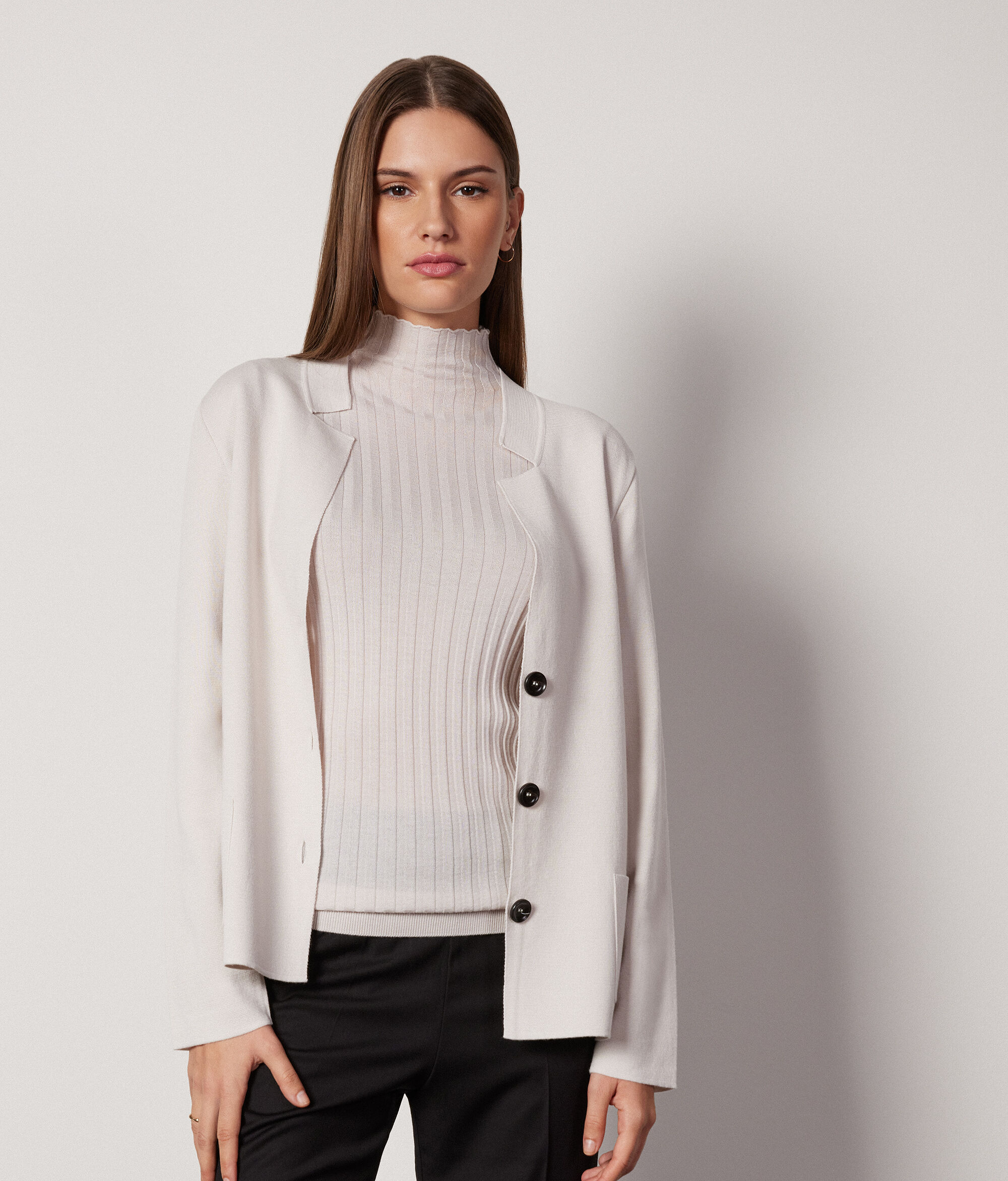 Dolcevita in Cashmere Ultrafine Costa Piatta