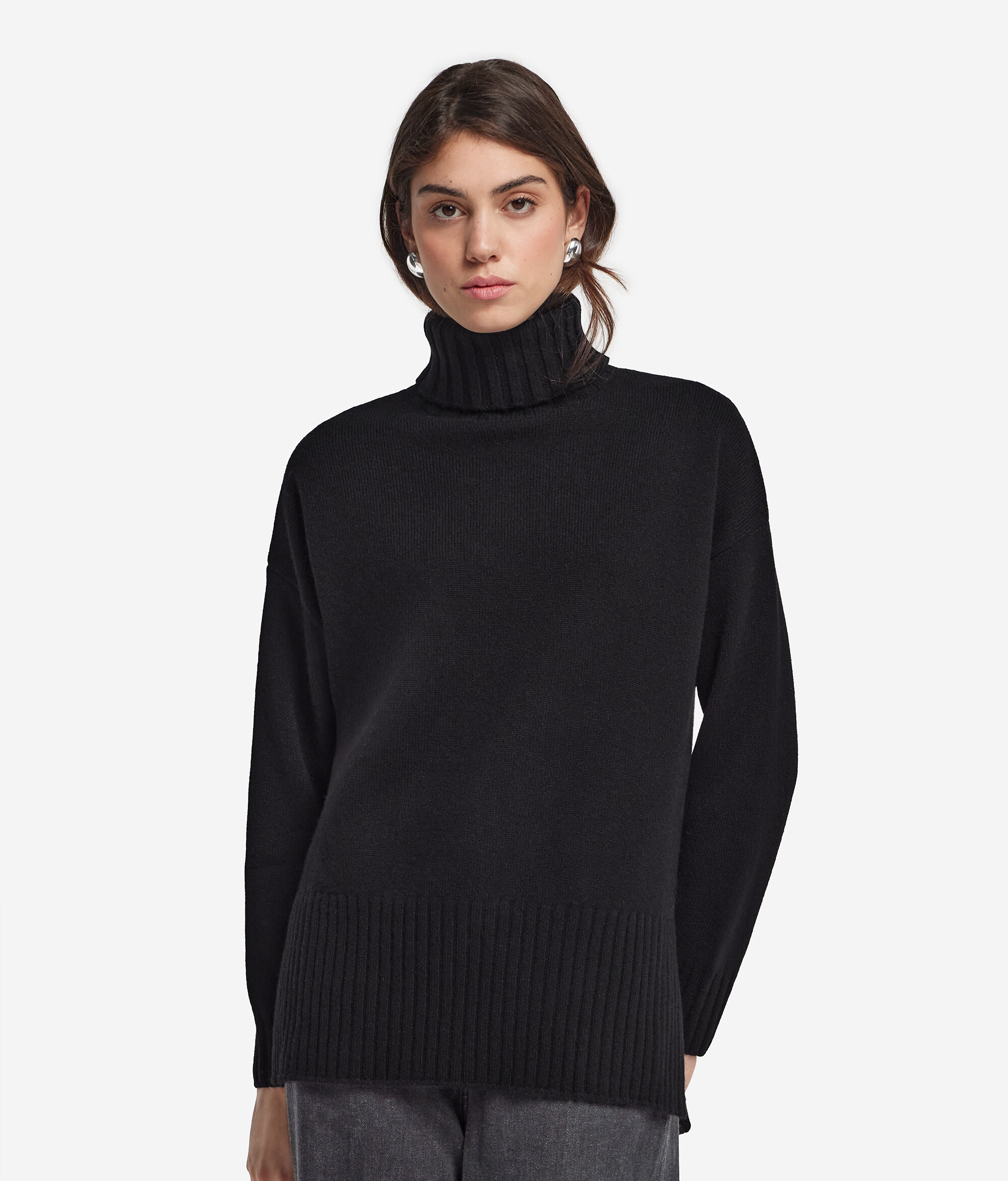 Maxi-Rollkragenpullover aus Kaschmir Ultrasoft