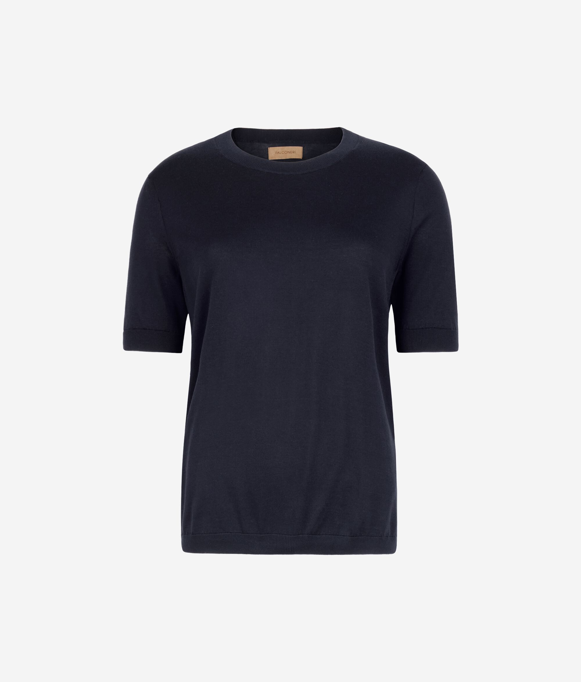 Rundhals-T-Shirt aus Baumwolle Fresh