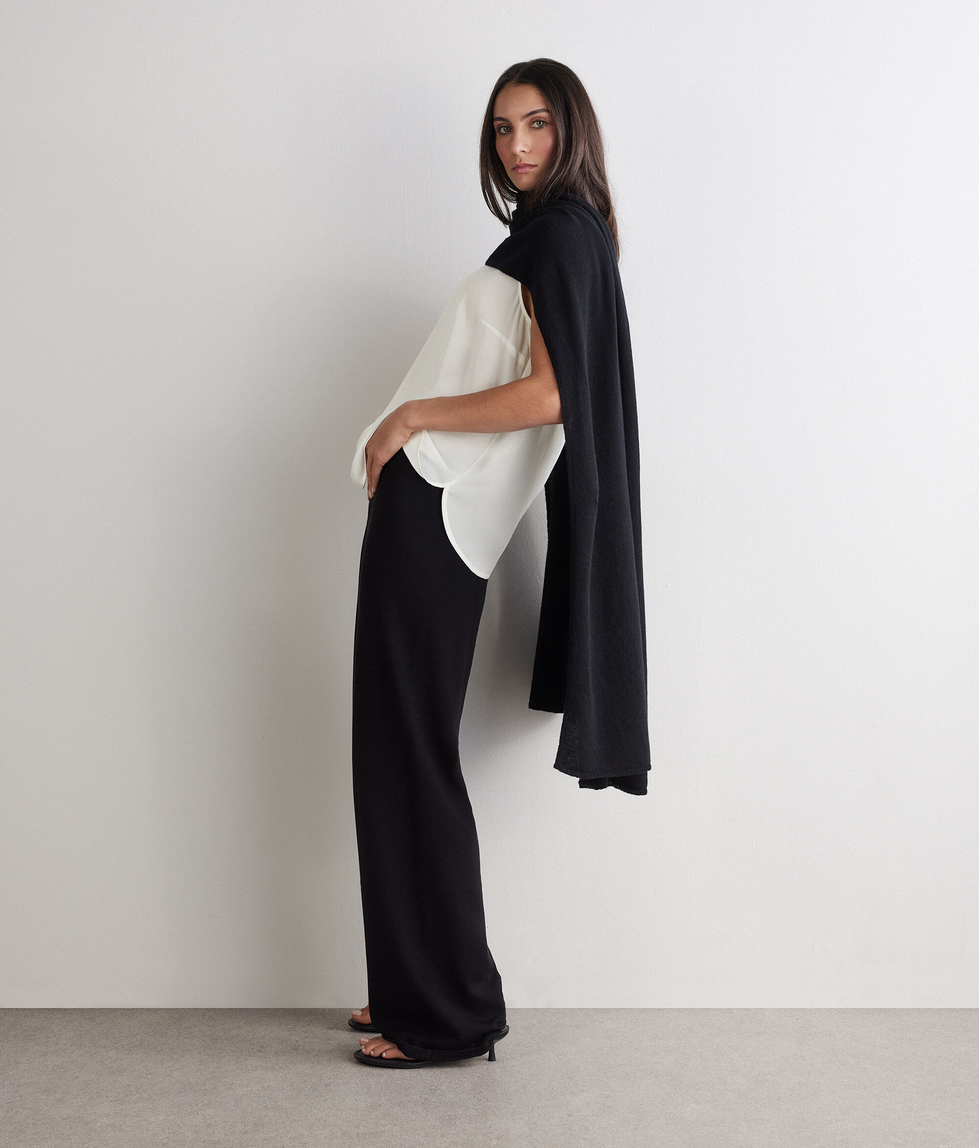 Silk Scoop Neck Tank Top